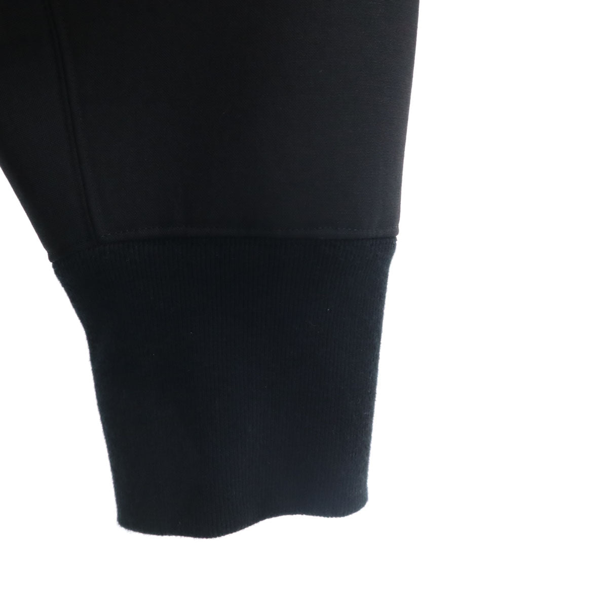 Sacai サカイ 日本製 23-06769 長袖 ボンディング ダンボールニット フーディー ワンピース 2 ブラック レディース Sacai サカイ 日本製 23-06769 長袖 ボンディング ダンボールニット