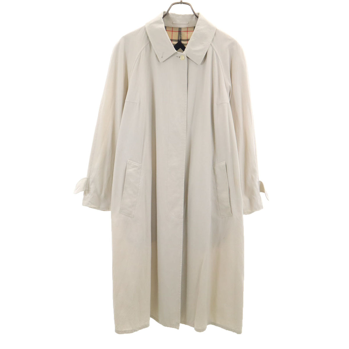 Burberrys バーバリーズ 90s オールド ステンカラーコート 44 ベージュ 三陽商会 レディース