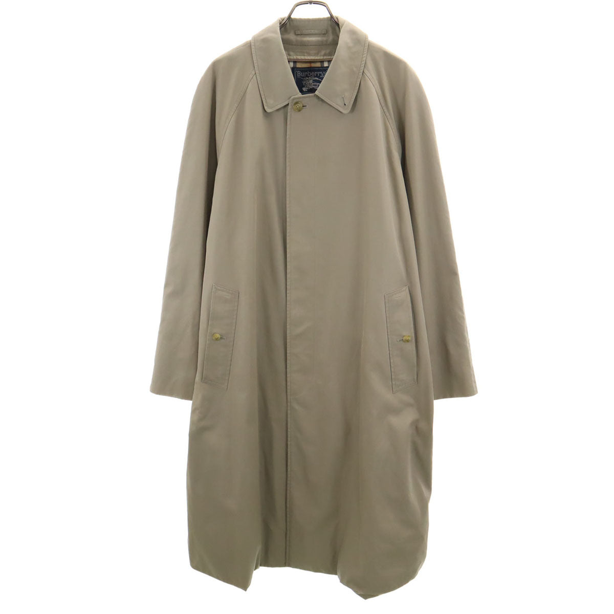Burberrys バーバリーズ 90s 日本製 オールド ステンカラーコート 96-180-7 カーキ メンズ