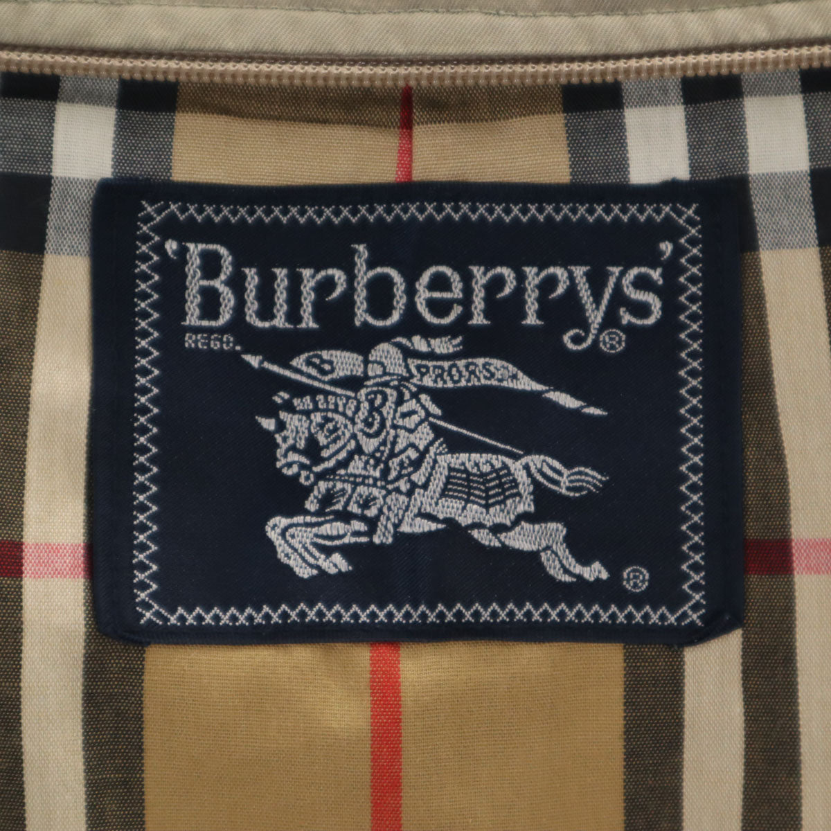 Burberrys バーバリーズ 90s 日本製 オールド ステンカラーコート 96-180-7 カーキ メンズ