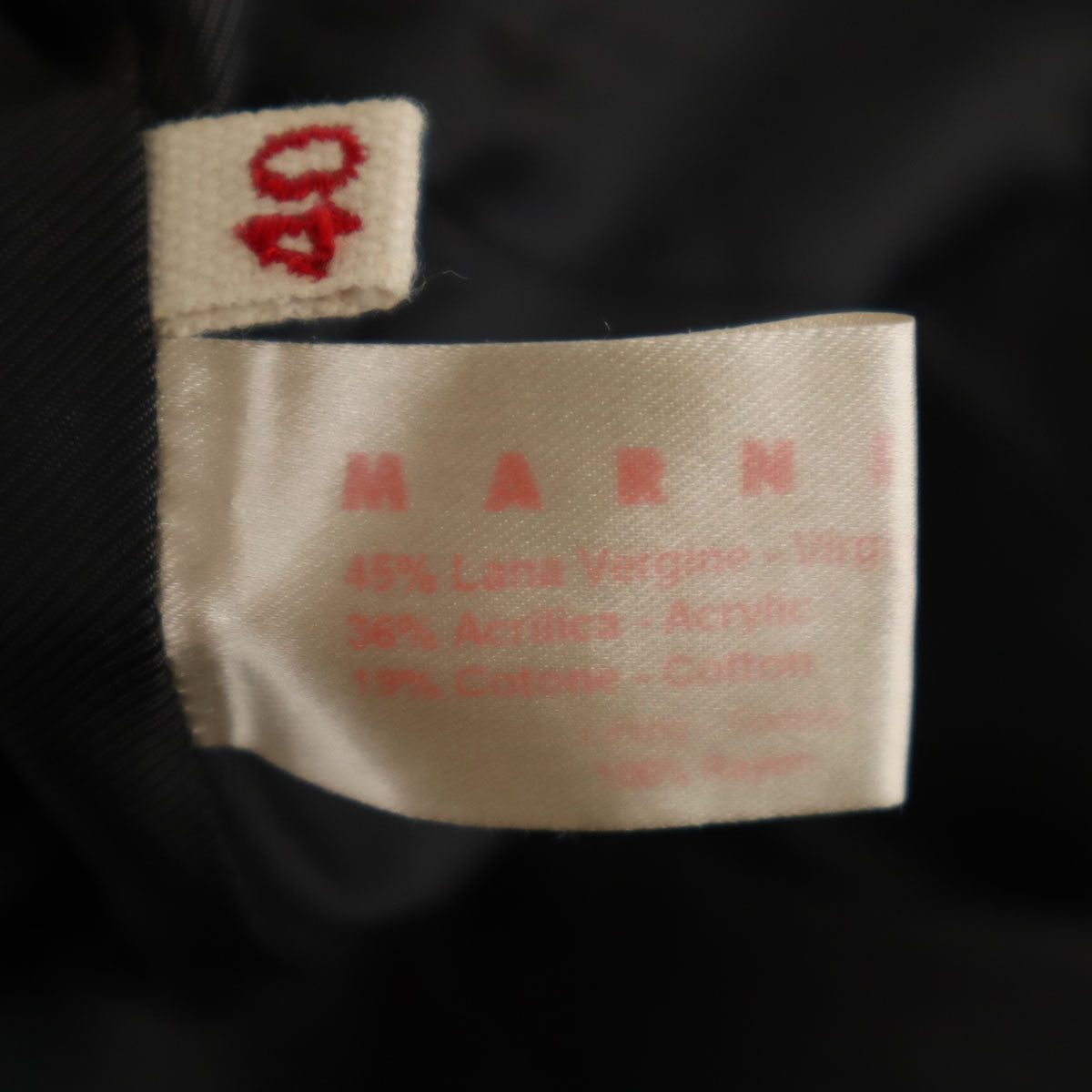 MARNI マルニ イタリア製 ウールブレンド コート 40 グレー レディース