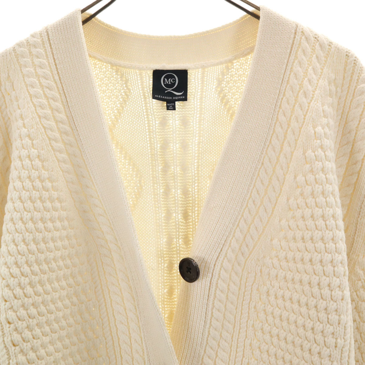 Alexander McQueen アレキサンダーマックイーン 長袖 Vネック ロング