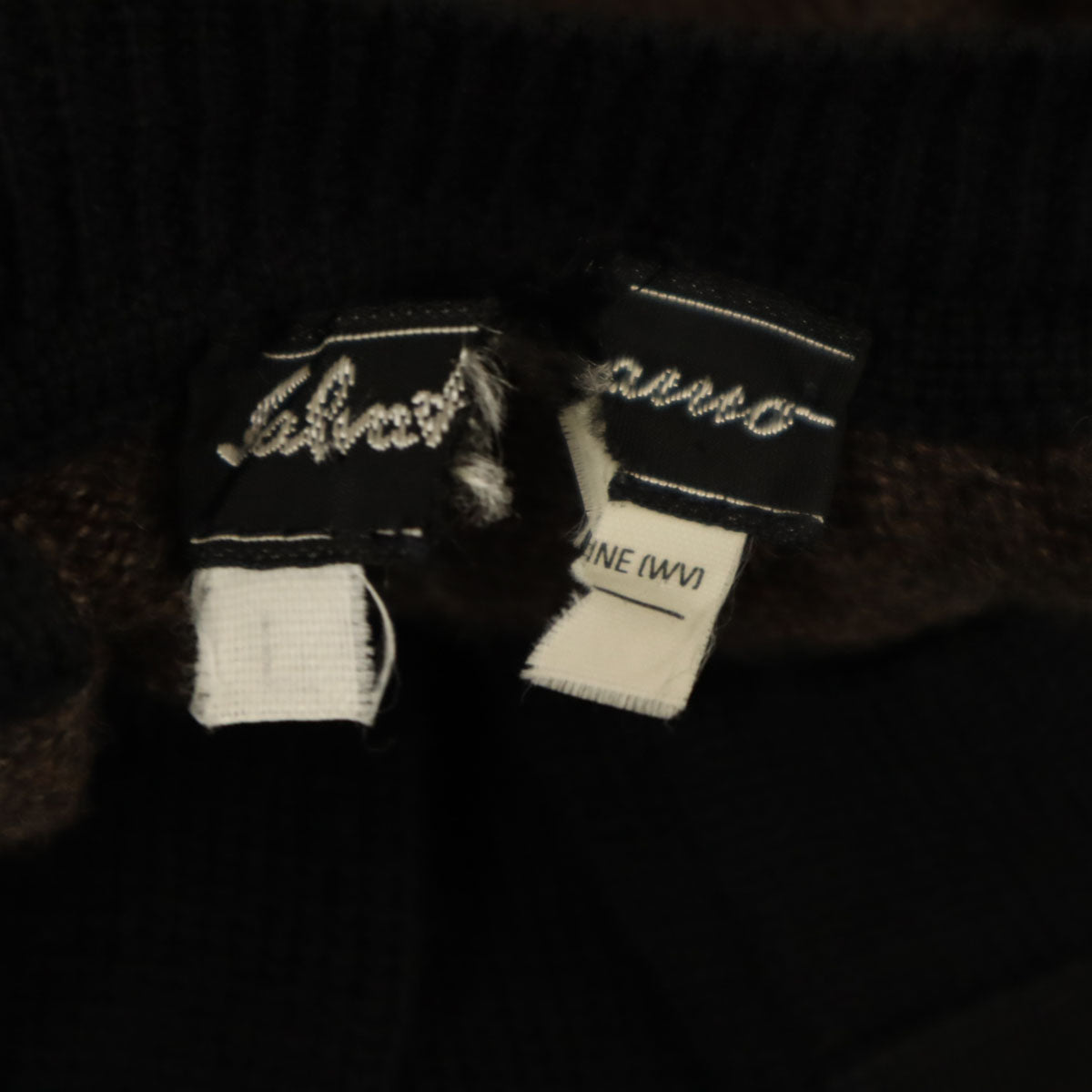 Salvatore Ferragamo サルヴァトーレフェラガモ 90s オールド 長袖 ニット ワンピース L ブラック レディース