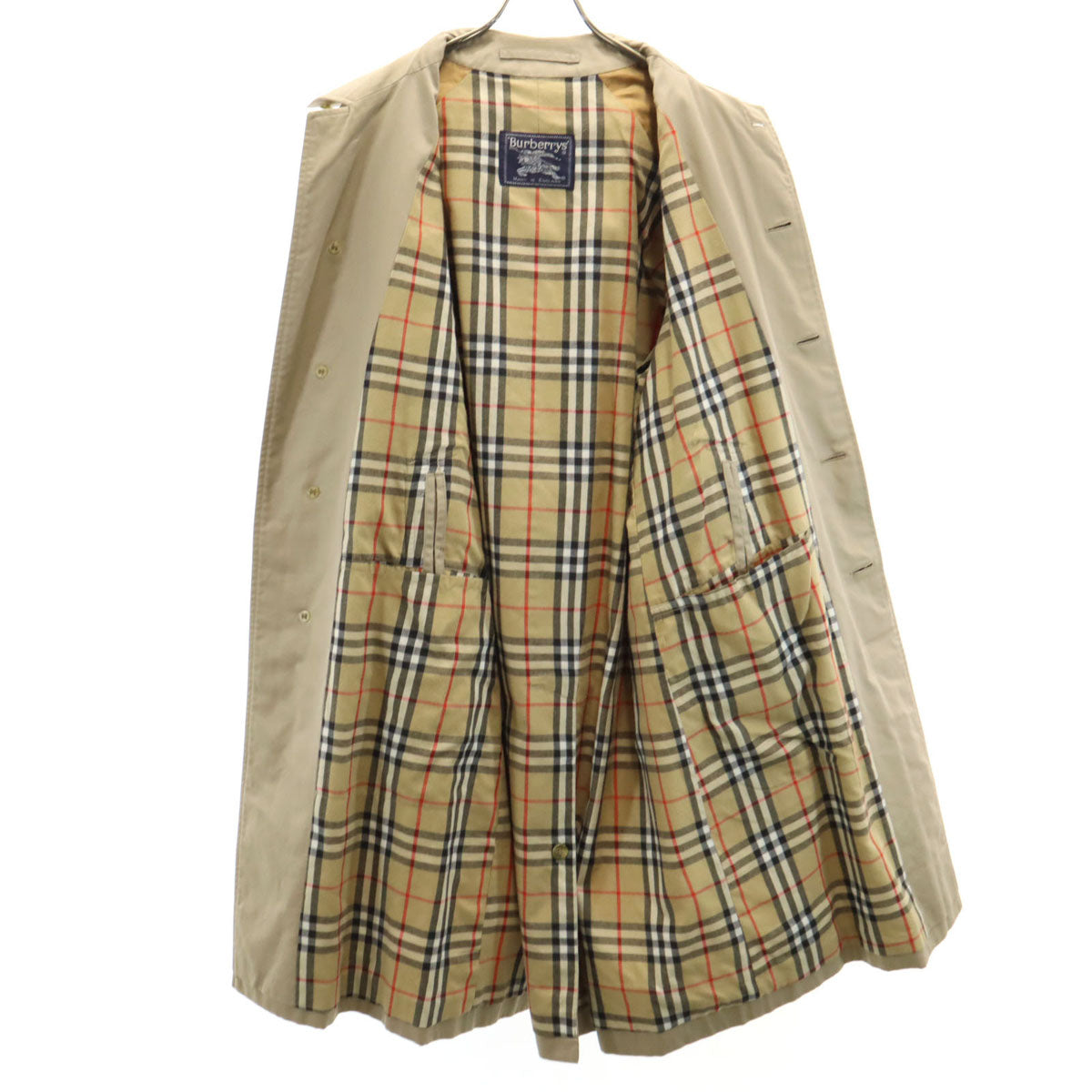 Burberrys バーバリーズ 90s 英国製 オールド ステンカラーコート 44 ベージュ メンズ