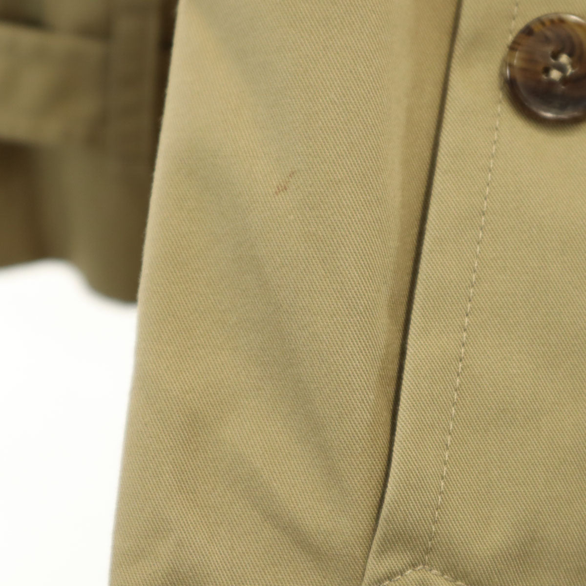 SAINT LAURENT サンローラン イタリア製 トレンチコート 48 ベージュ メンズ