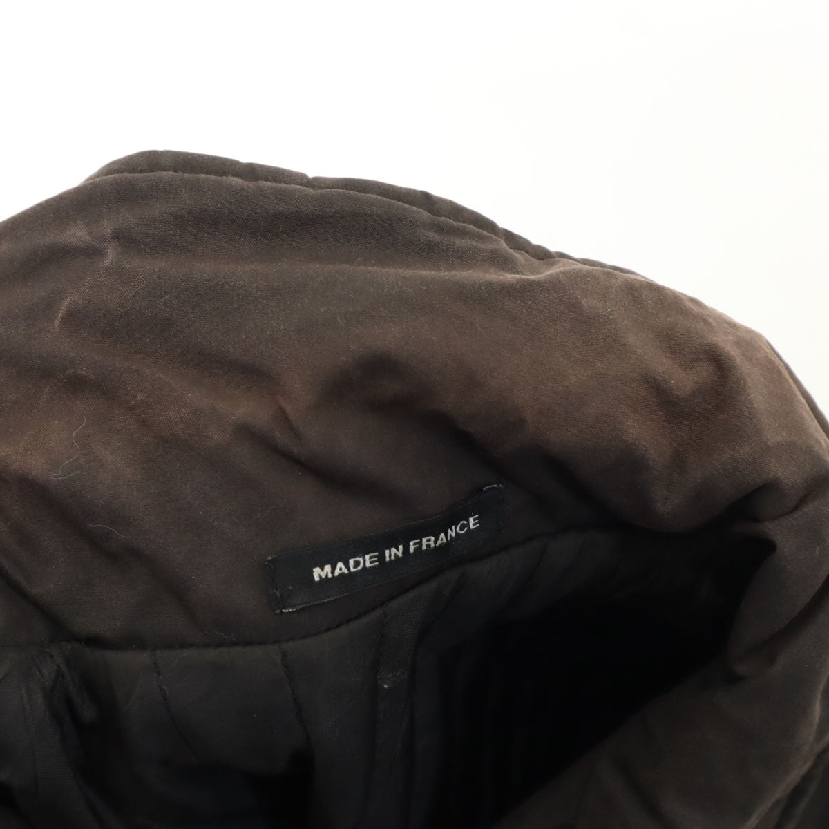 agnes b. homme アニエスベーオム フランス製 オールド 中綿コート 50 ダークブラウン メンズ