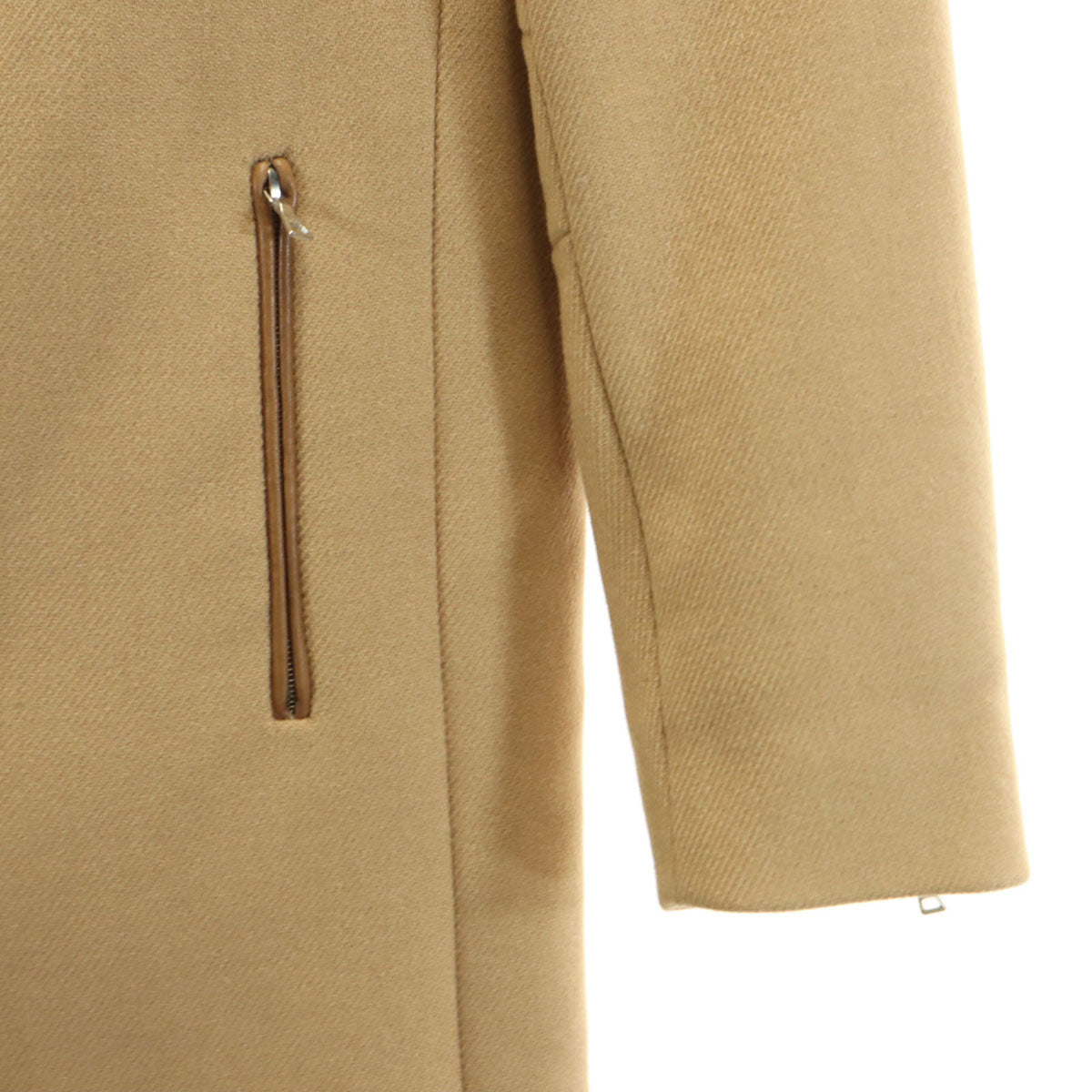 PRADA プラダ イタリア製 オールド ウールコート 38 ベージュ レディース