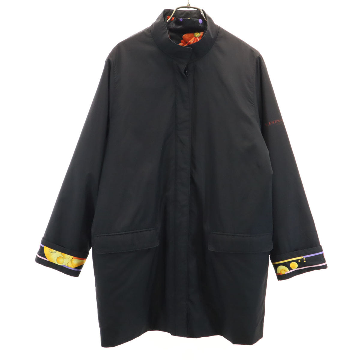 LEONARD SPORT レオナール スポーツ 日本製 コート F ブラック 中綿ライナー付き レディース