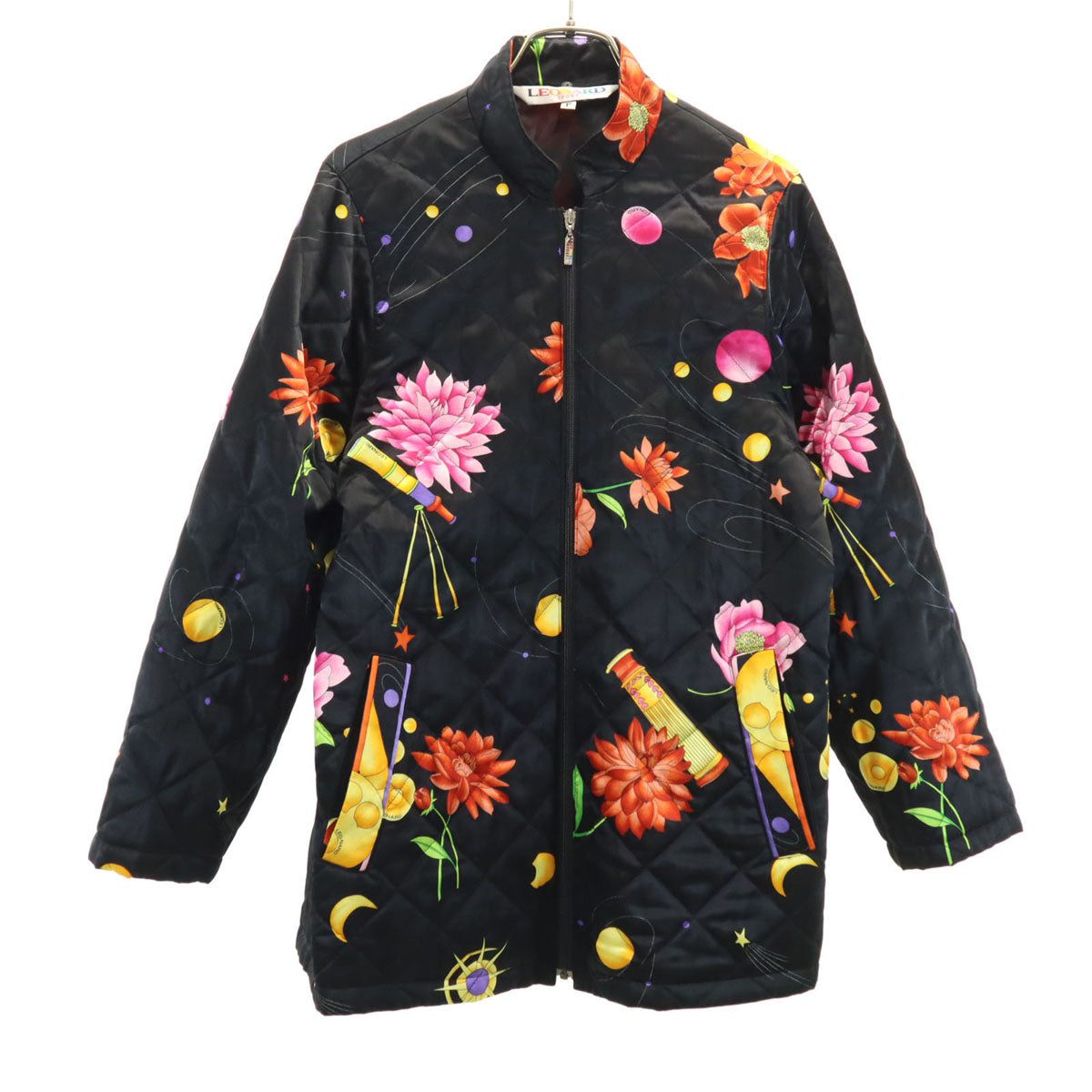 LEONARD SPORT レオナール スポーツ 日本製 コート F ブラック 中綿ライナー付き レディース