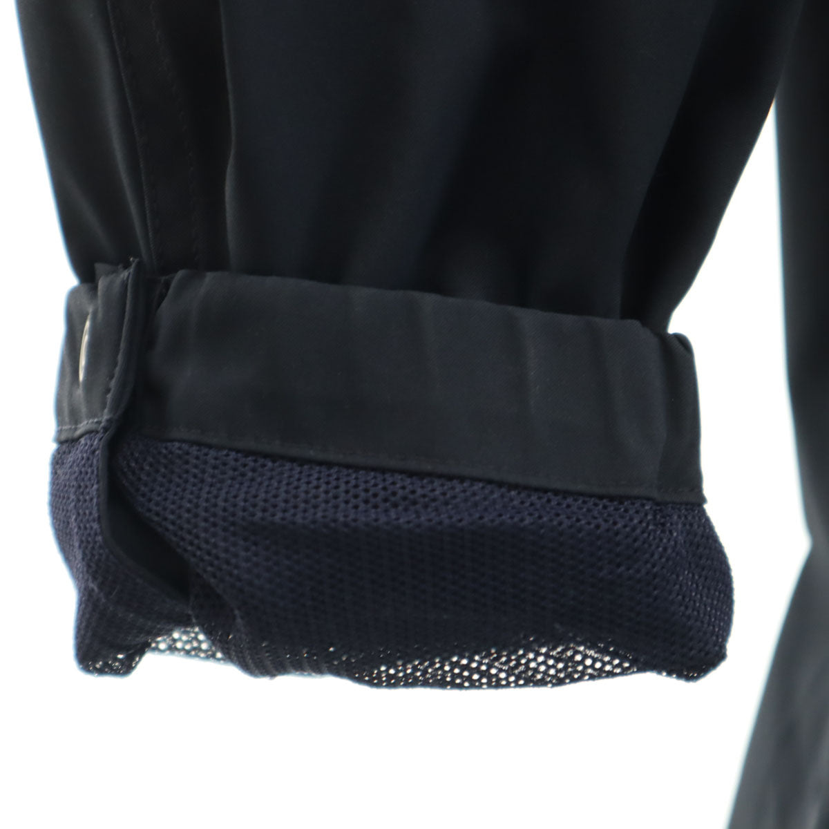 GYMPHLEX ジムフレックス ステンカラーコート M ネイビー 裏メッシュ メンズ