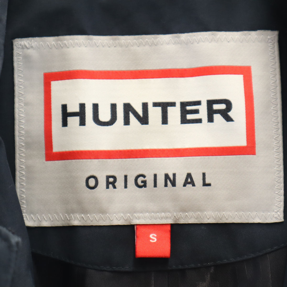 HUNTER ハンター トレンチコート S ネイビー ベルト付き レディース