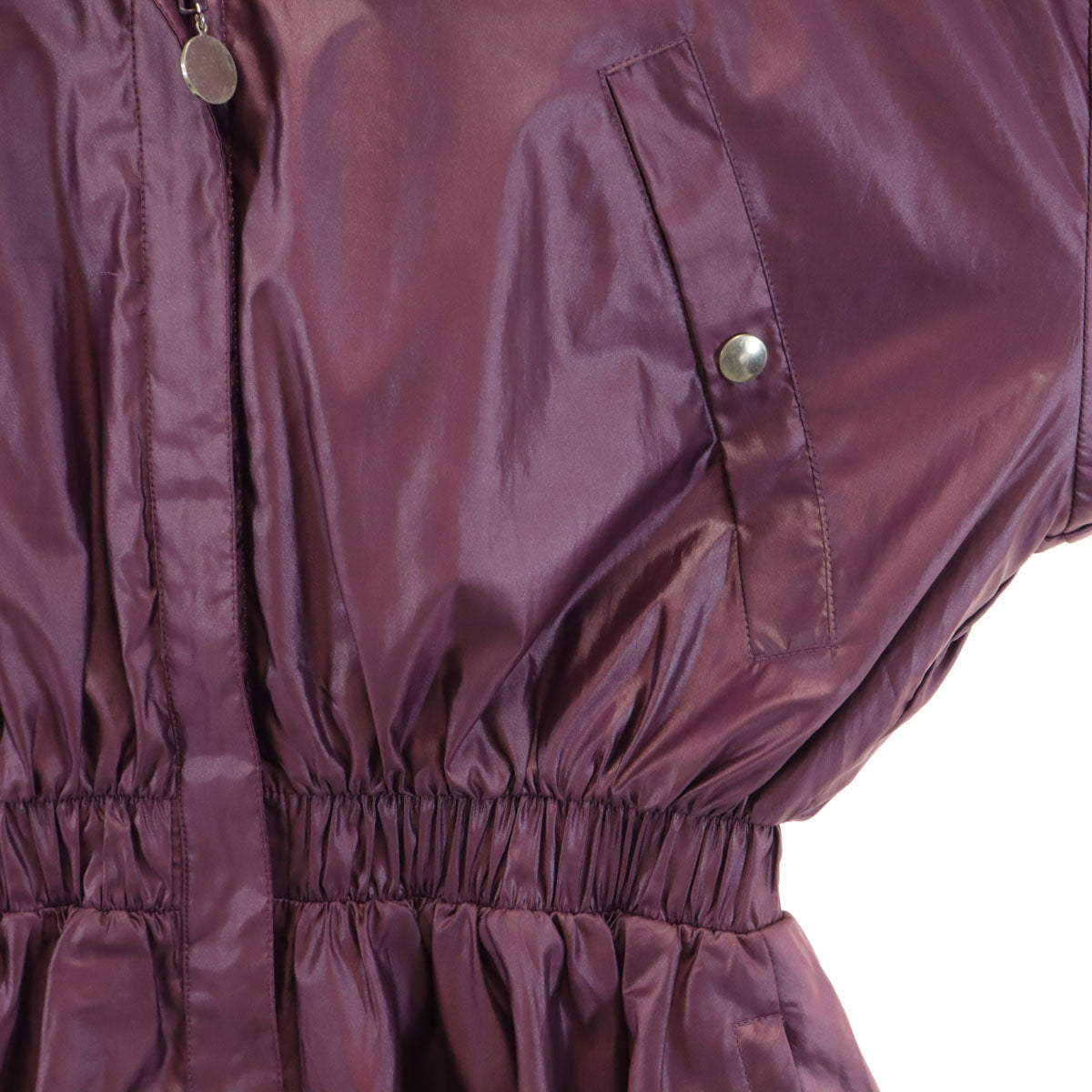 Christian Dior SPORTS クリスチャンディオールスポーツ 90s オールド プルオーバー コート M 赤紫 レディース