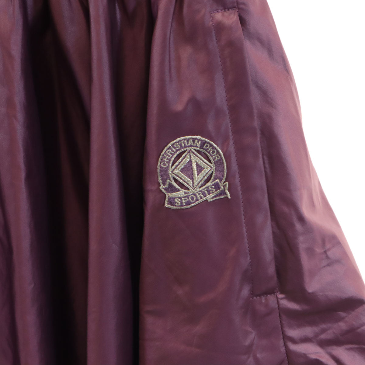 Christian Dior SPORTS クリスチャンディオールスポーツ 90s オールド プルオーバー コート M 赤紫 レディース