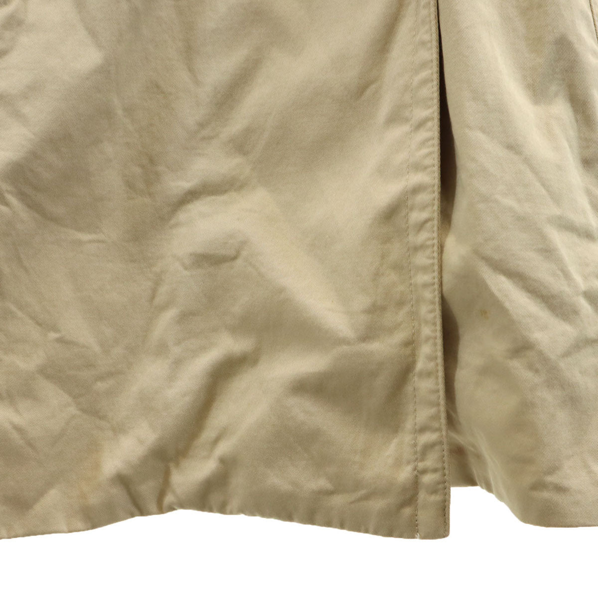 BURBERRY バーバリー イタリア製 トレンチコート 40 ベージュ フォックスファー付き レディース