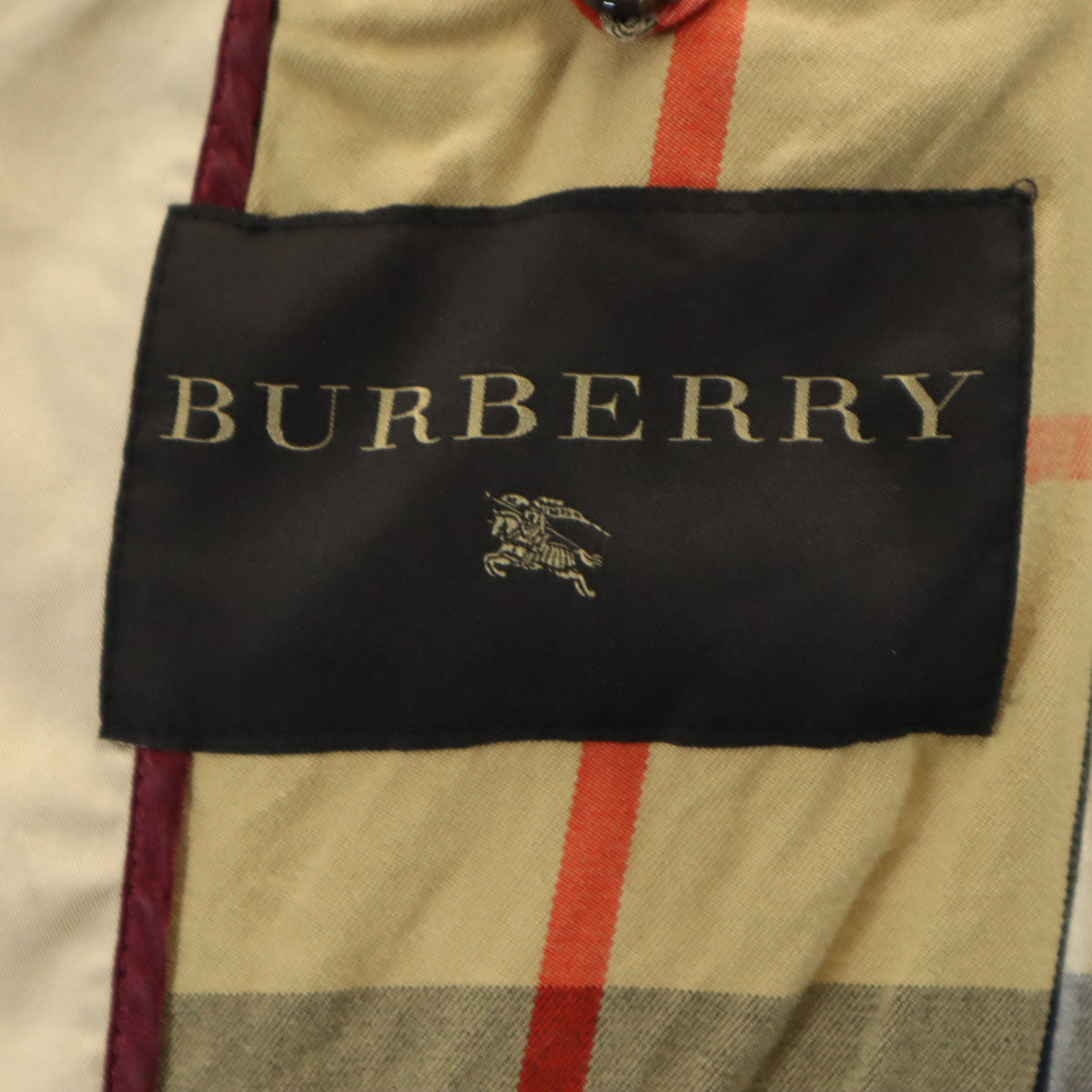 BURBERRY バーバリー イタリア製 トレンチコート 40 ベージュ フォックスファー付き レディース