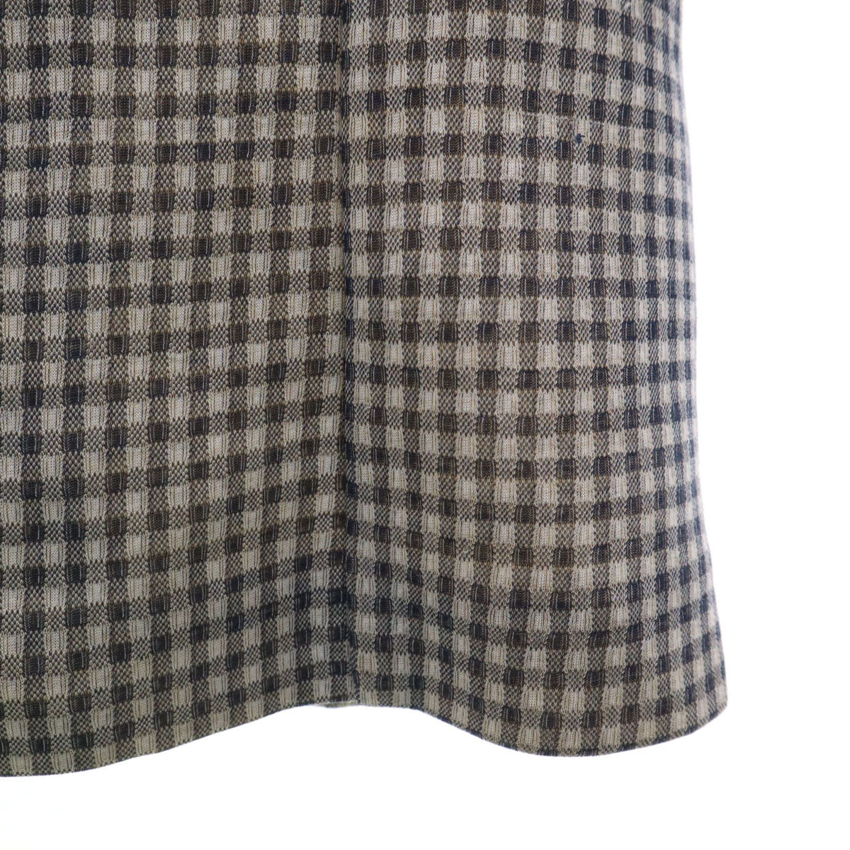 WEEKEND MaxMara ウィークエンドマックスマーラ チェック柄 ボンディング チェスターコート S ネイビー レディース