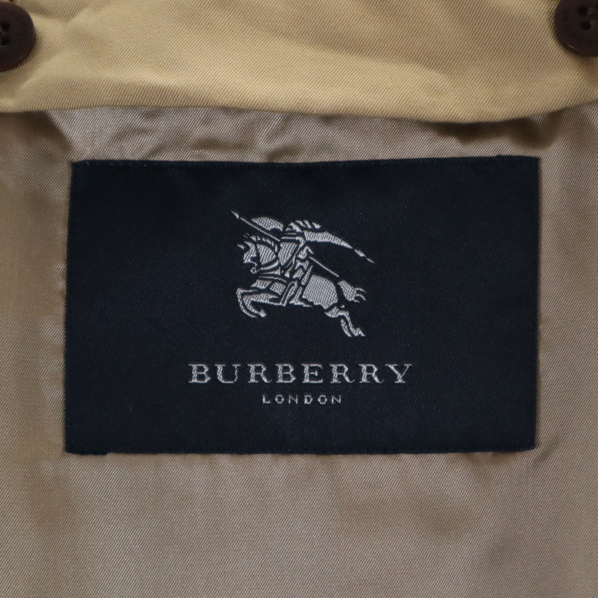 BURBERRY LONDON バーバリーロンドン 日本製 トレンチコート M ベージュ 三陽商会 ベストライナー付き メンズ