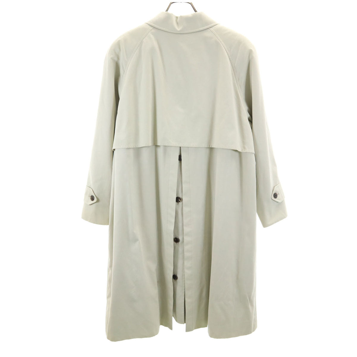Burberrys バーバリーズ 90s オールド ステンカラーコート 7AR アイボリー ベストライナー付き レディース