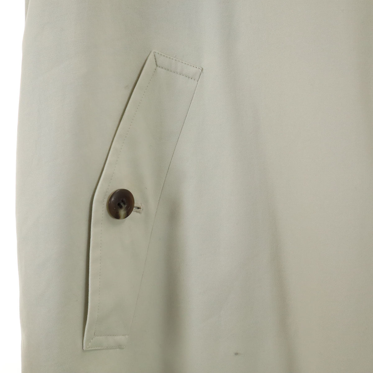 Burberrys バーバリーズ 90s オールド ステンカラーコート 7AR アイボリー ベストライナー付き レディース