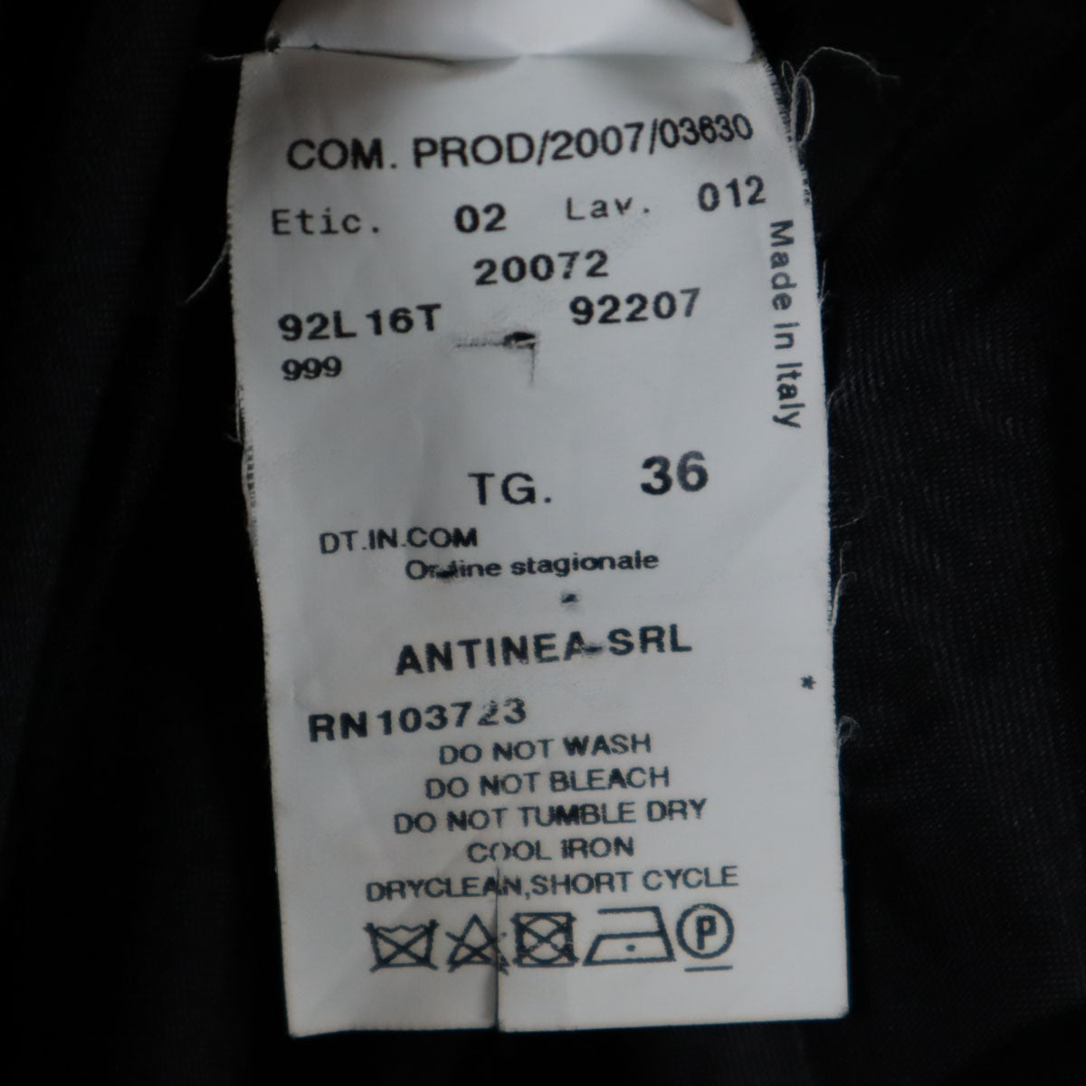 Emporio Armani エンポリオアルマーニ イタリア製 コート 36 ブラック レディース