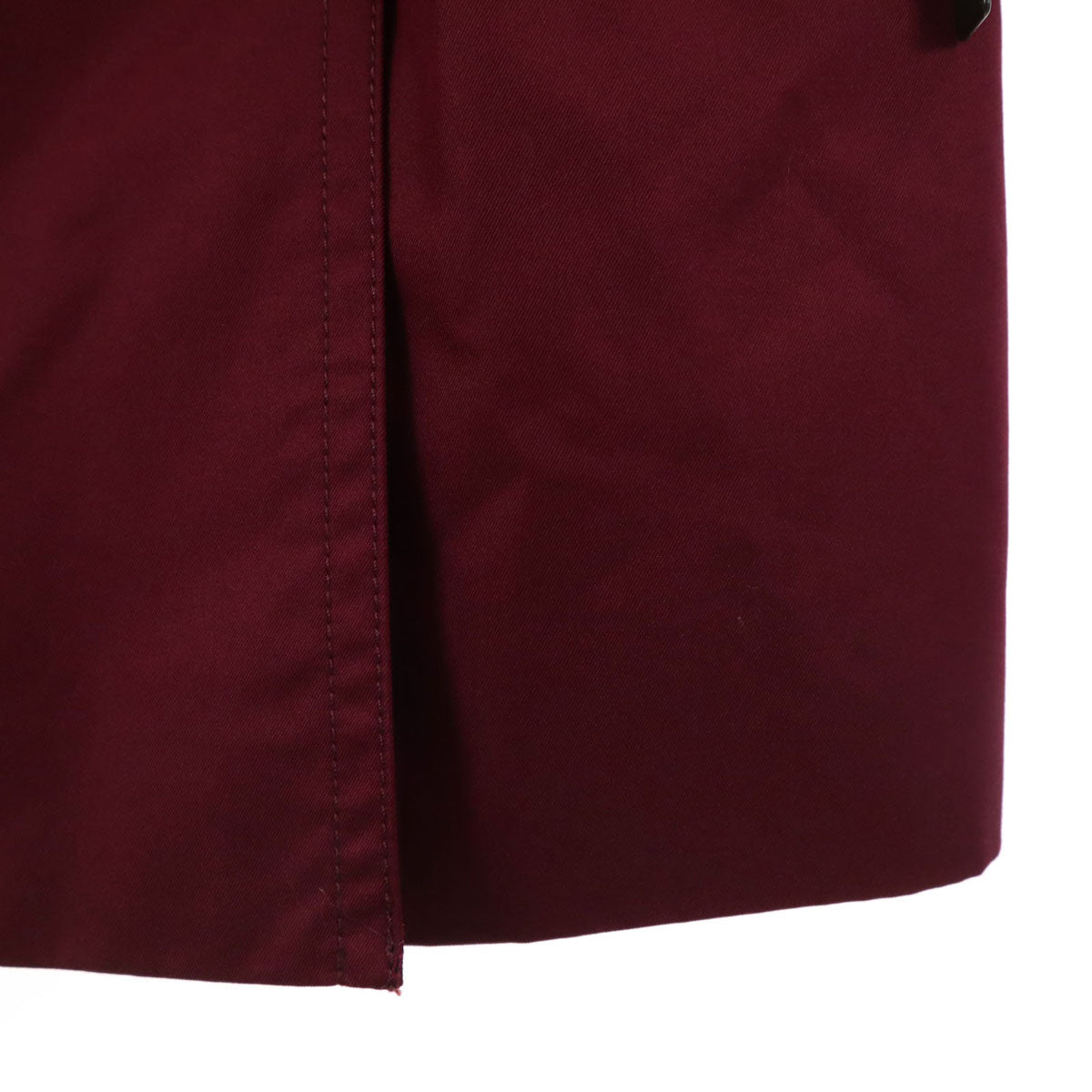 COACH コーチ トレンチコート XS バーガンディ カバー付き レディース