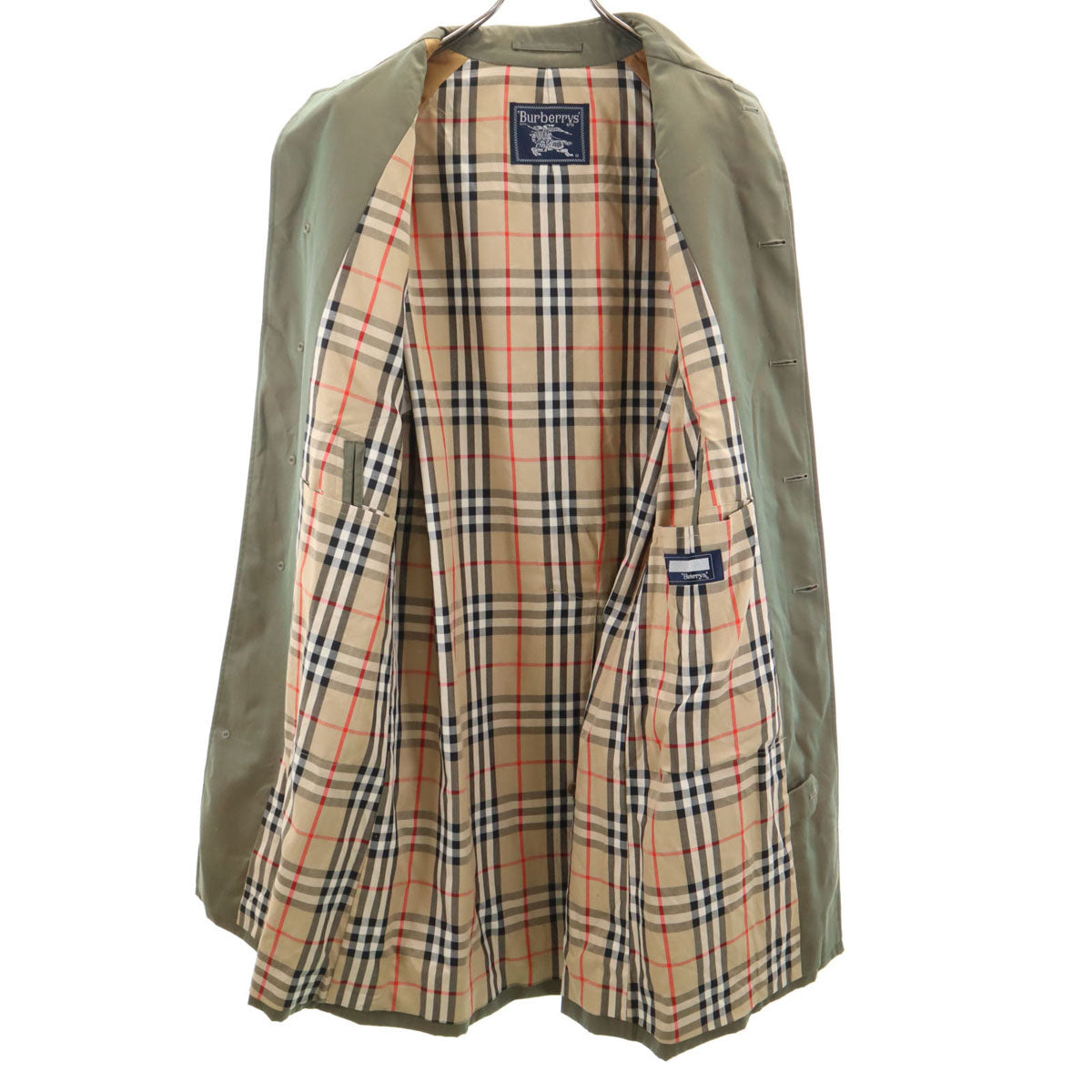 Burberrys バーバリーズ 90s オールド ステンカラーコート 90-165 カーキ メンズ