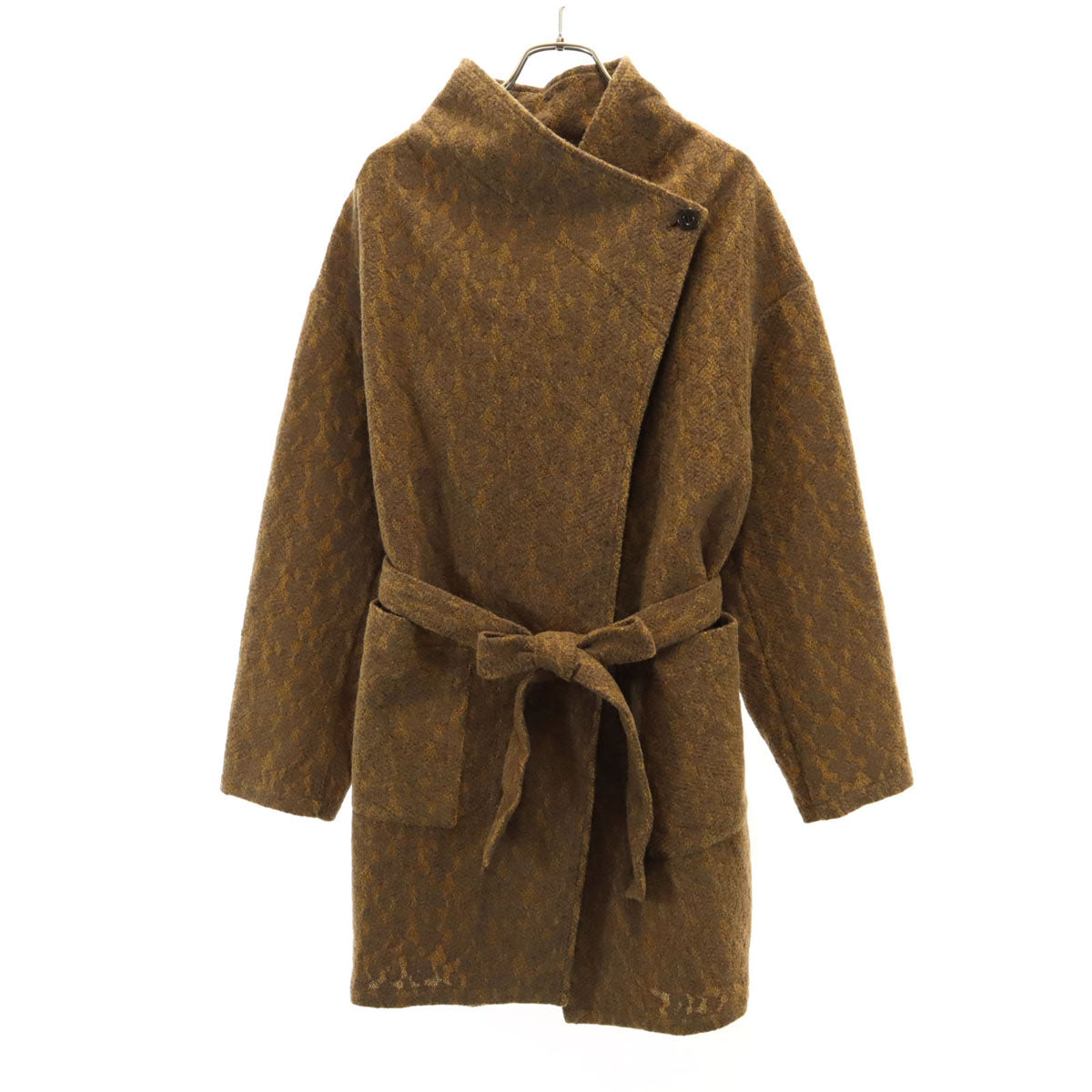 未使用 HYSTERICS ヒステリックス 日本製 ウール コート FREE ブラウン系 レディース