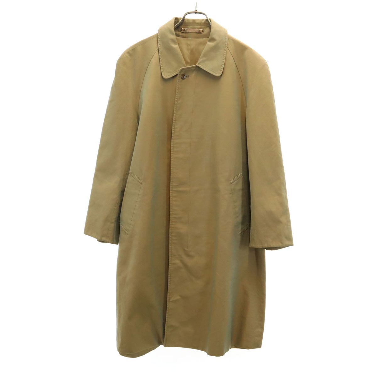 LANVIN ランバン 80s ヴィンテージ ステンカラーコート R48－45 ベージュ メンズ