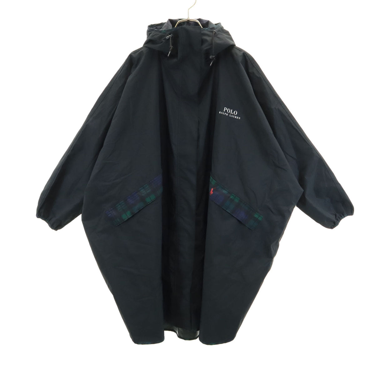 POLO RALPH LAUREN ポロラルフローレン レインコート M ブラック系 収納袋付き レディース