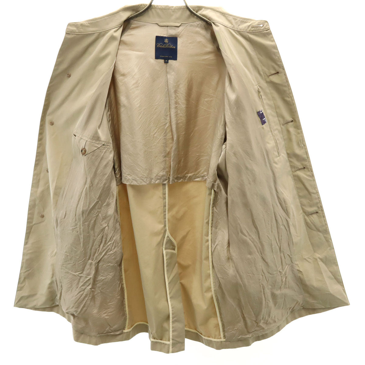 Brooks Brothers ブルックスブラザーズ ステンカラーコート M ベージュ メンズ