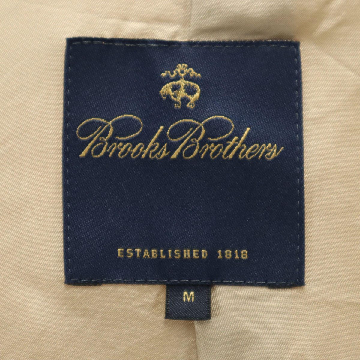 Brooks Brothers ブルックスブラザーズ ステンカラーコート M ベージュ メンズ