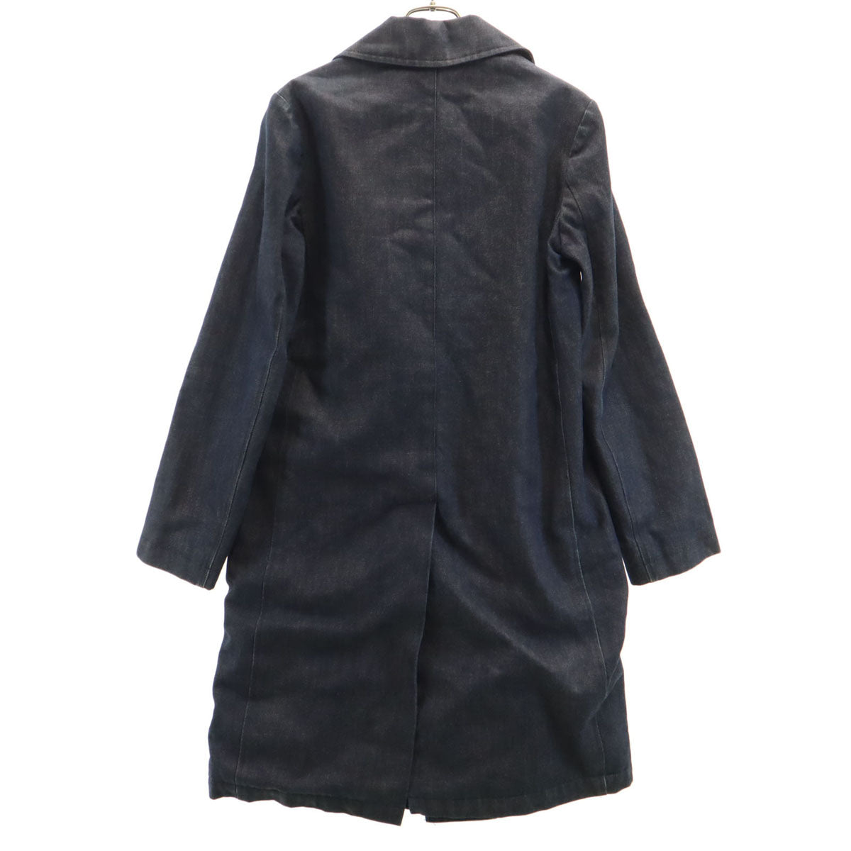 A.P.C. アーペーセー 日本製 ロング デニムコート S インディゴ 裏ウール レディース