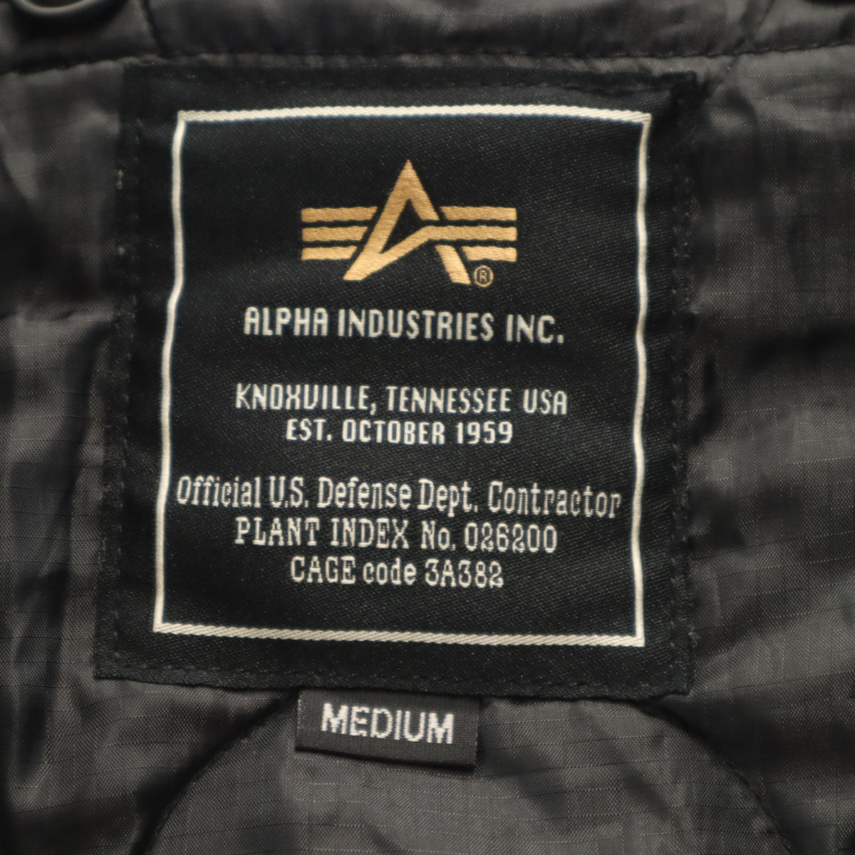 ALPHA アルファ SHIPS シップス別注 モッズコート M ブラック系 キルティングライナー付き メンズ