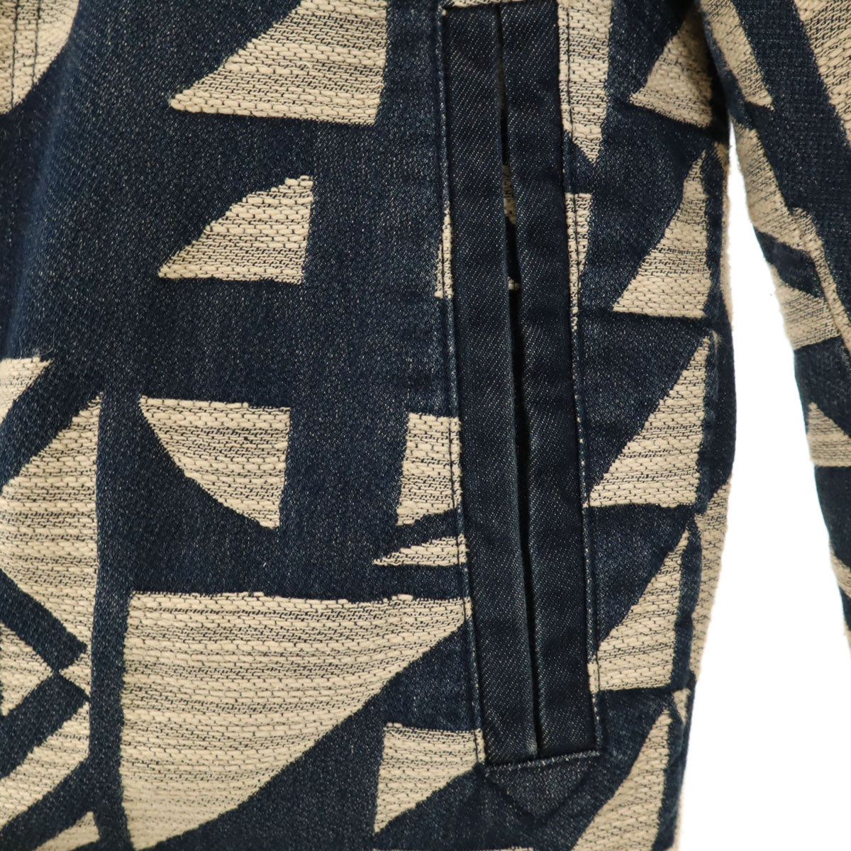 Paul Smith ポールスミス 日本製 総柄 ステンカラーコート S ネイビー系 RED EAR メンズ