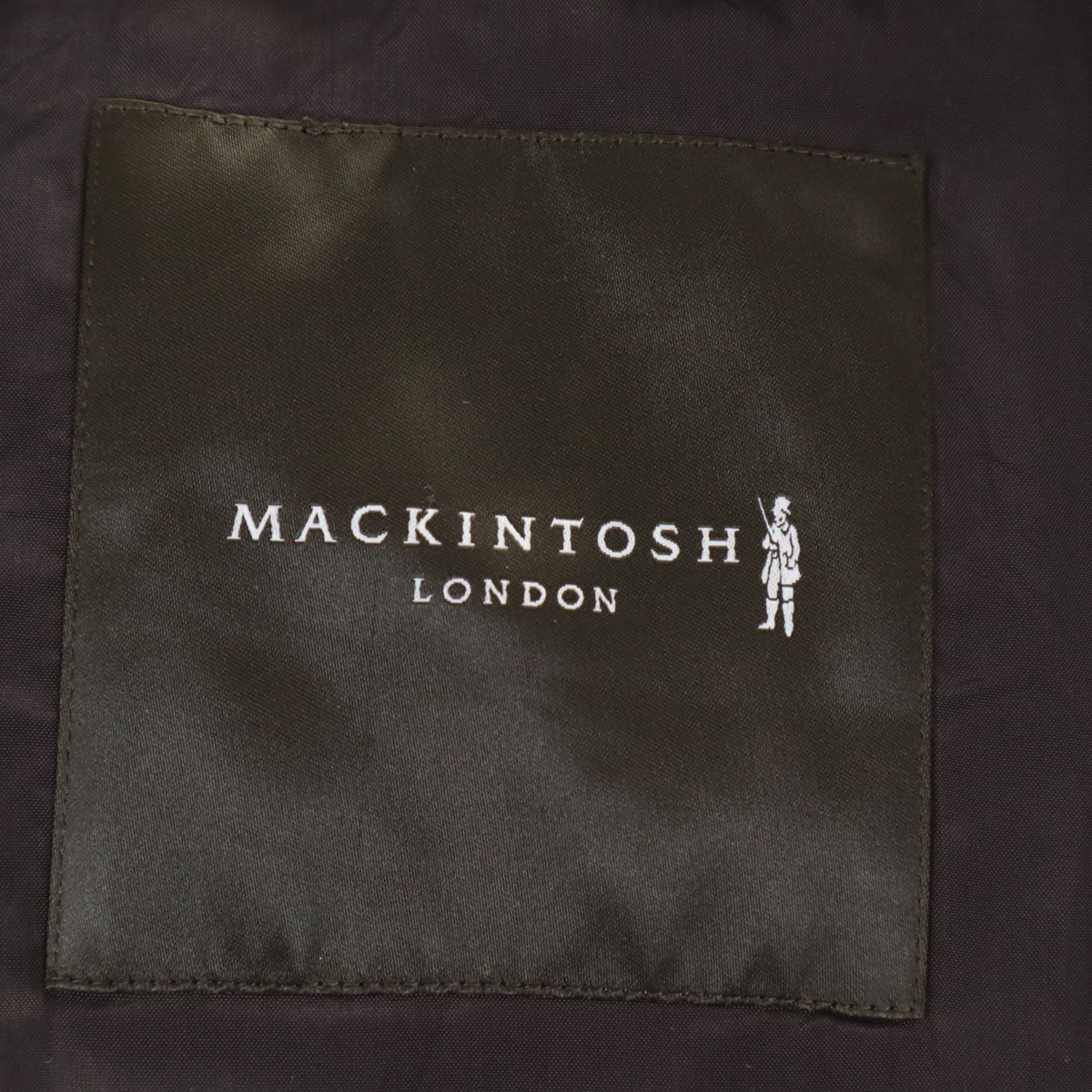 Mackintosh マッキントッシュ 日本製 ライナー付き ステンカラーコート 40 ネイビー メンズ