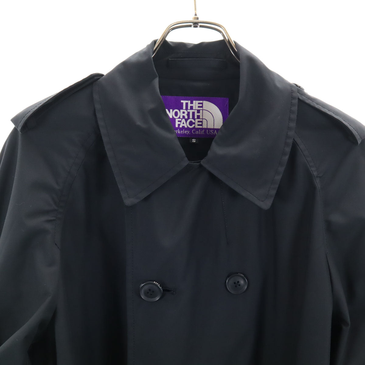 THE NORTH FACE PURPLE LABEL ノースフェイス パープルレーベル トレンチコート S ブラック メンズ