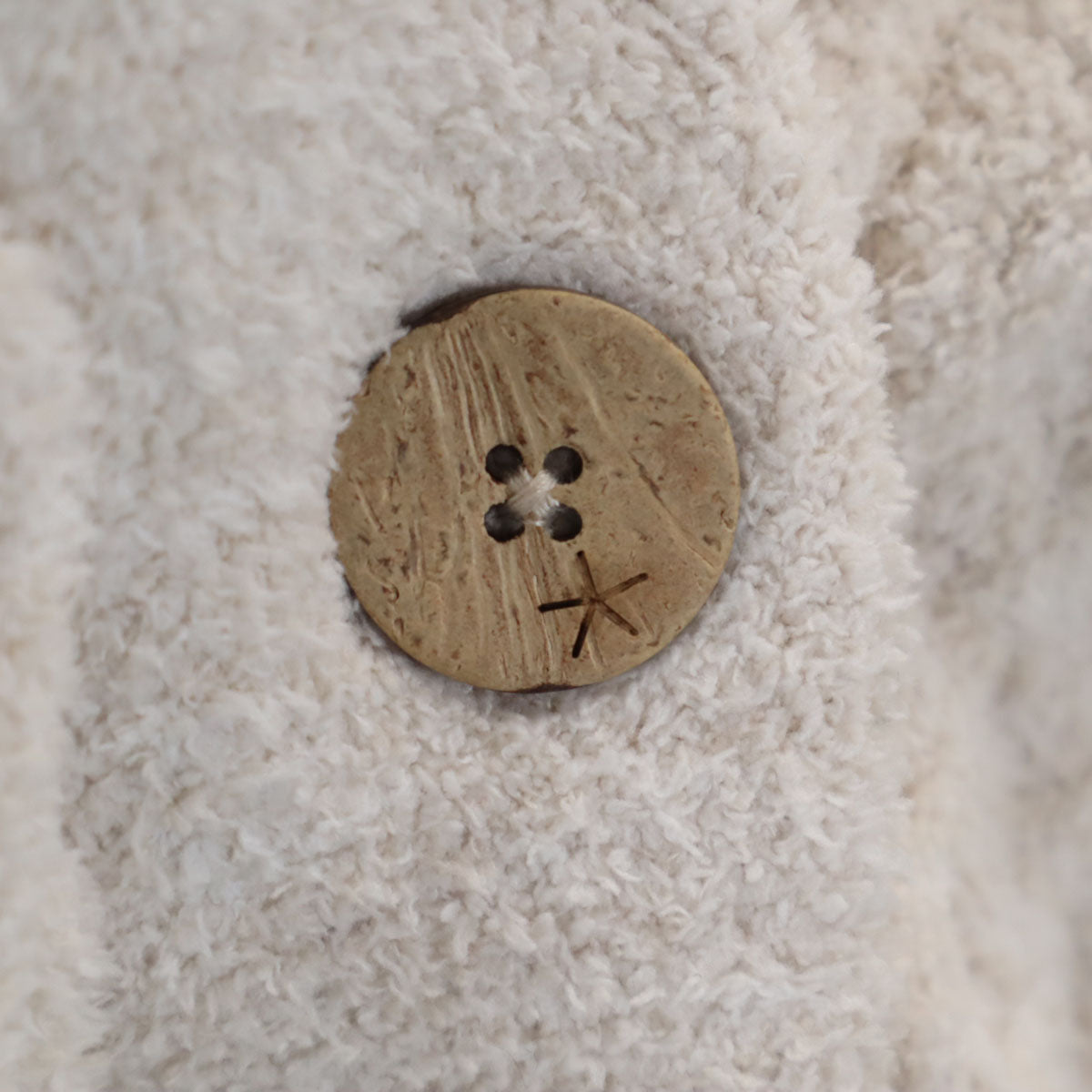 BAREFOOT DREAMS ベアフットドリームズ 長袖 ショールカラー カーディガン S アイボリー系 ふわもこ レディース