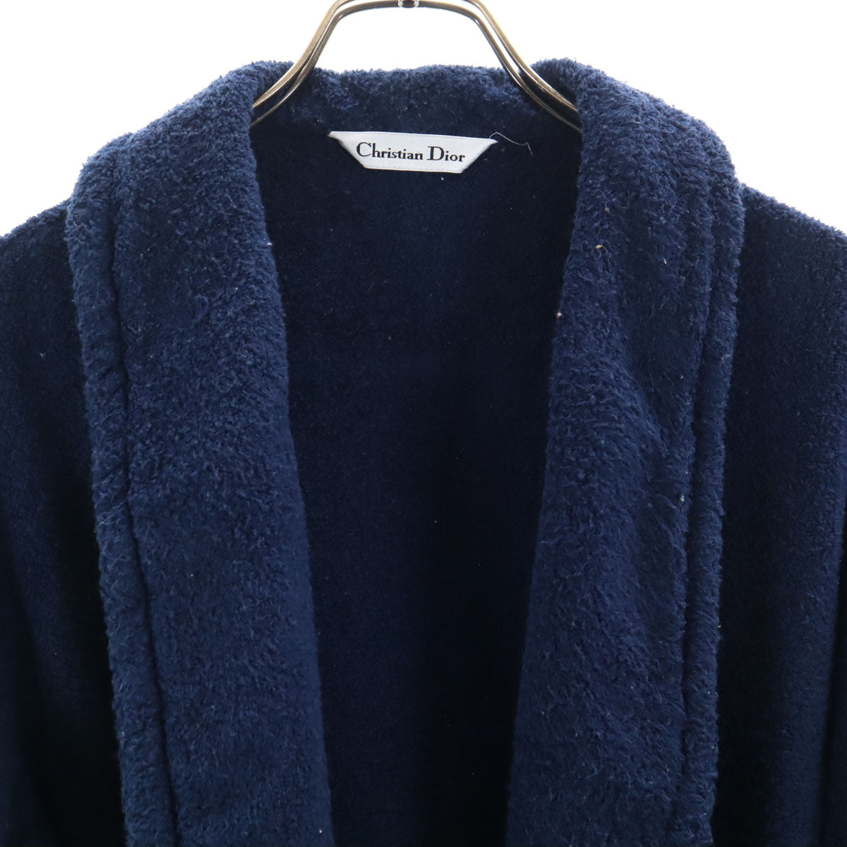 Christian Dior クリスチャンディオール 90s オールド バスローブ M ネイビー メンズ