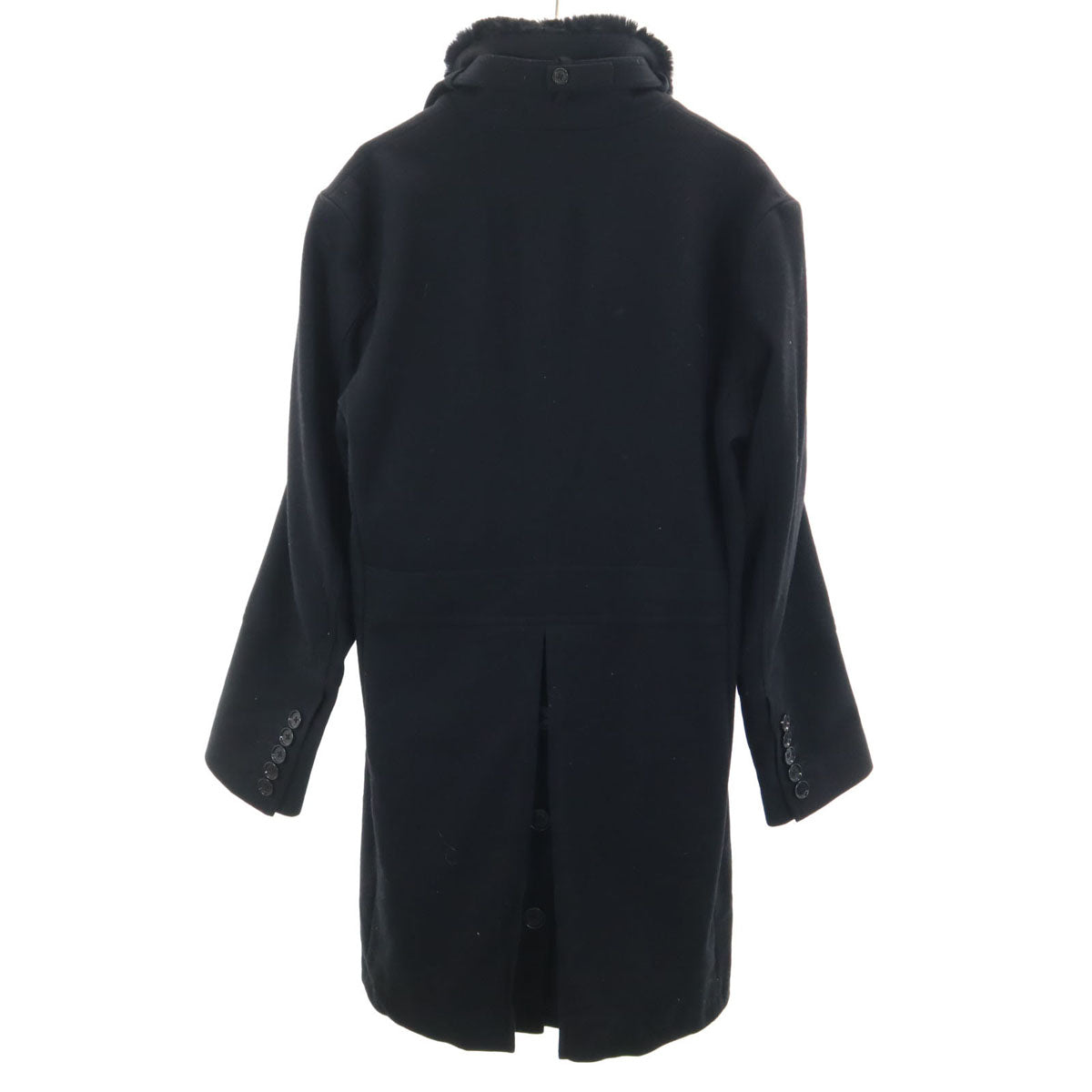 BURBERRY BLACK LABEL バーバリーブラックレーベル ウールブレンド ロングコート LL ブラック系 三陽商会 メンズ