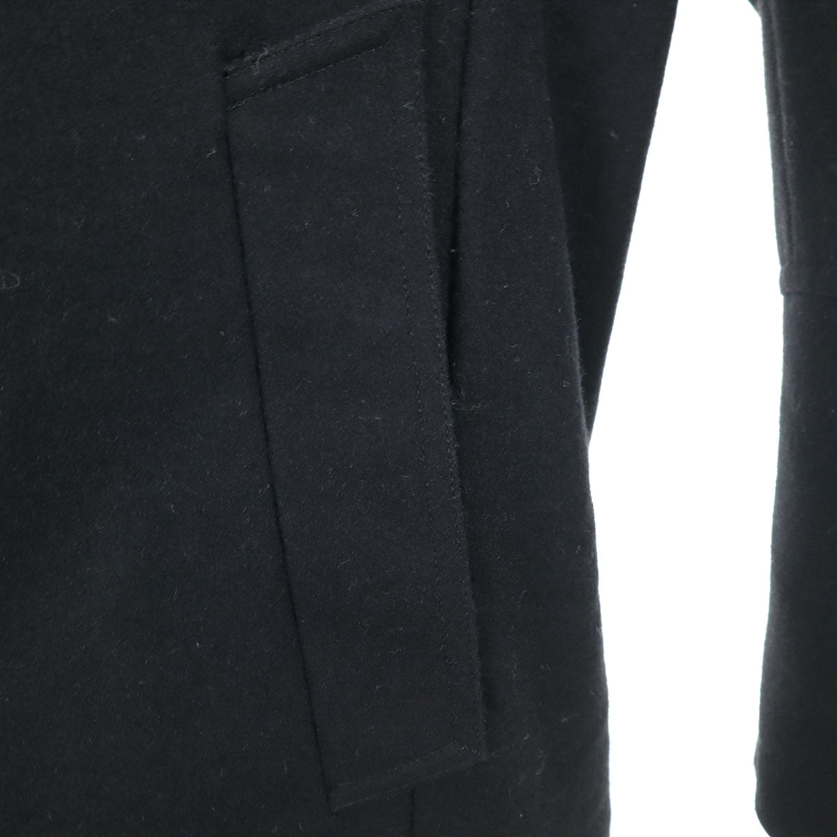 BURBERRY BLACK LABEL バーバリーブラックレーベル ウールブレンド ロングコート LL ブラック系 三陽商会 メンズ