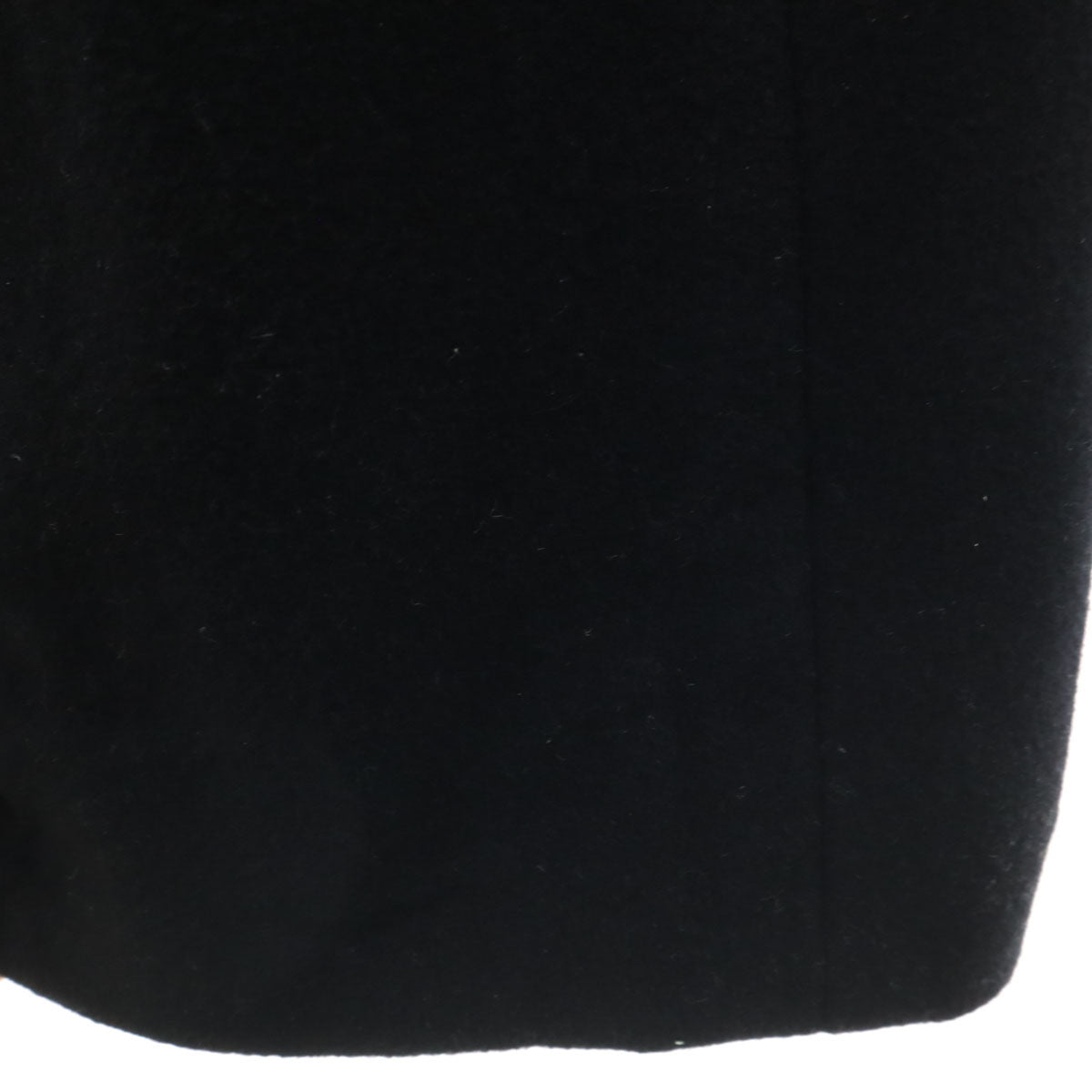 Chloe クロエ カシミヤ スタンドカラー ロングコート 40 ブラック系 レディース