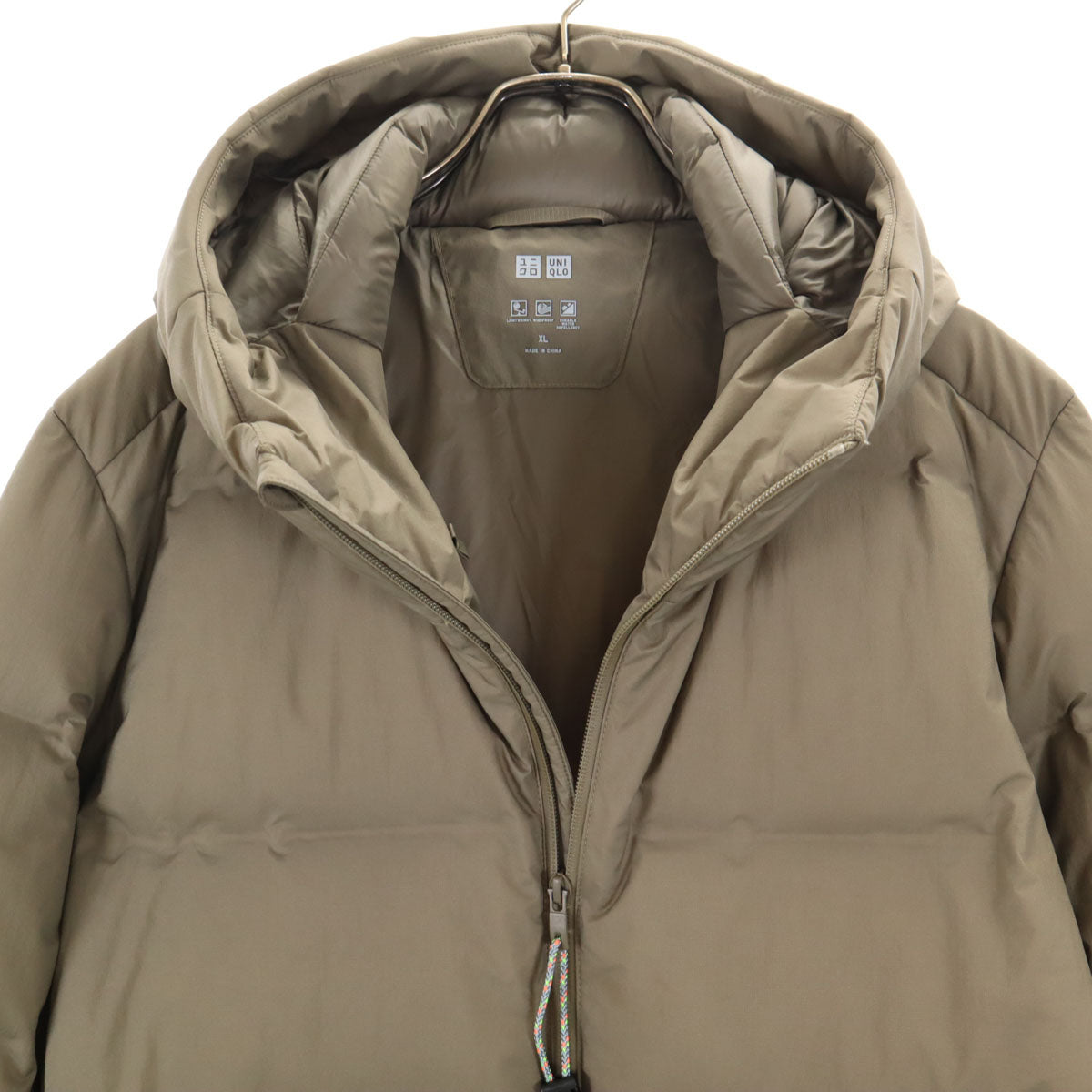 UNIQLO ユニクロ ダウンコート XL ベージュ系 メンズ
