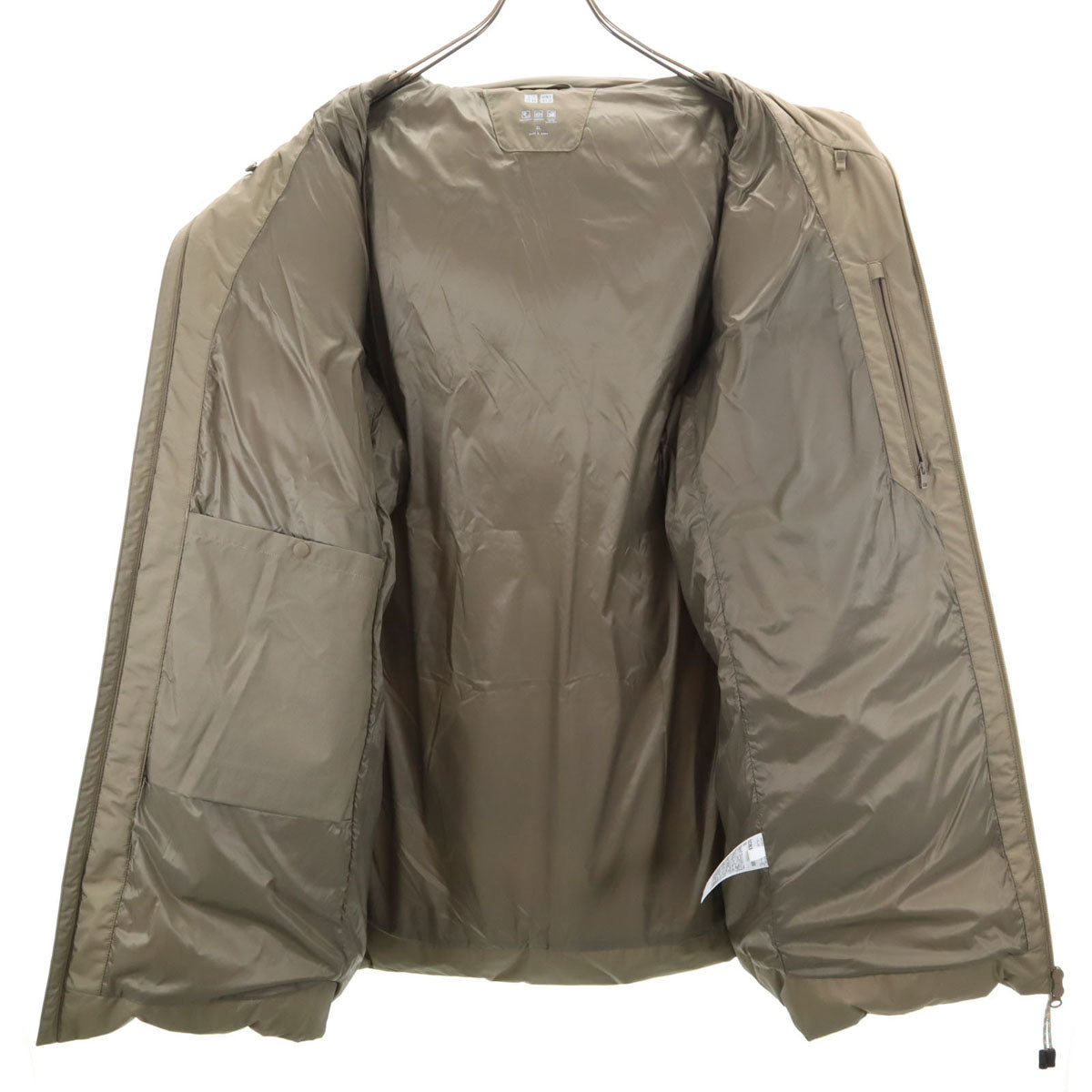 UNIQLO ユニクロ ダウンコート XL ベージュ系 メンズ