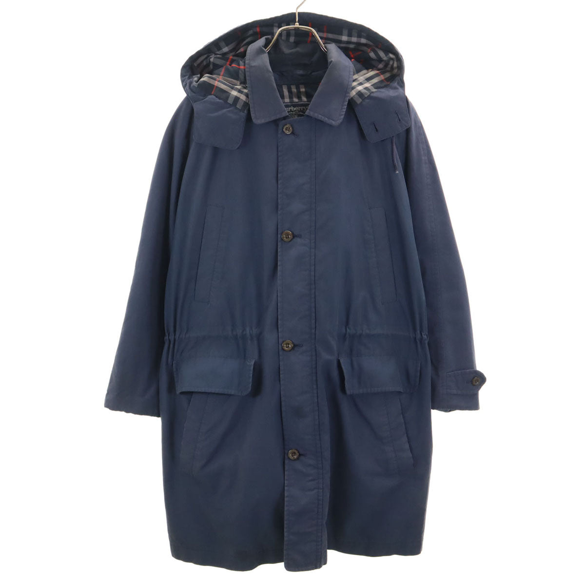 Burberrys バーバリーズ 90s オールド ロングコート M ネイビー系 ダウンライナー メンズ