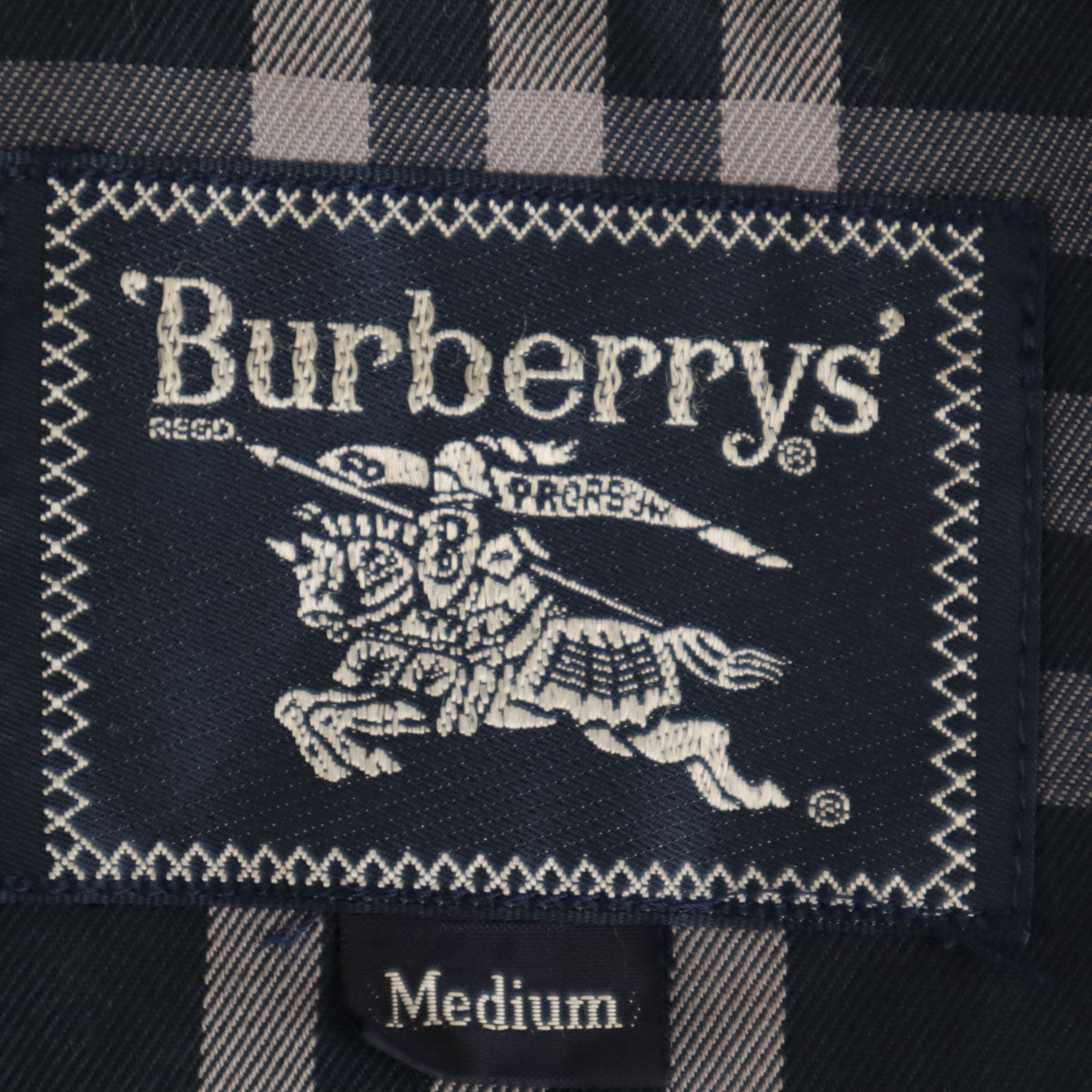 Burberrys バーバリーズ 90s オールド ロングコート M ネイビー系 ダウンライナー メンズ