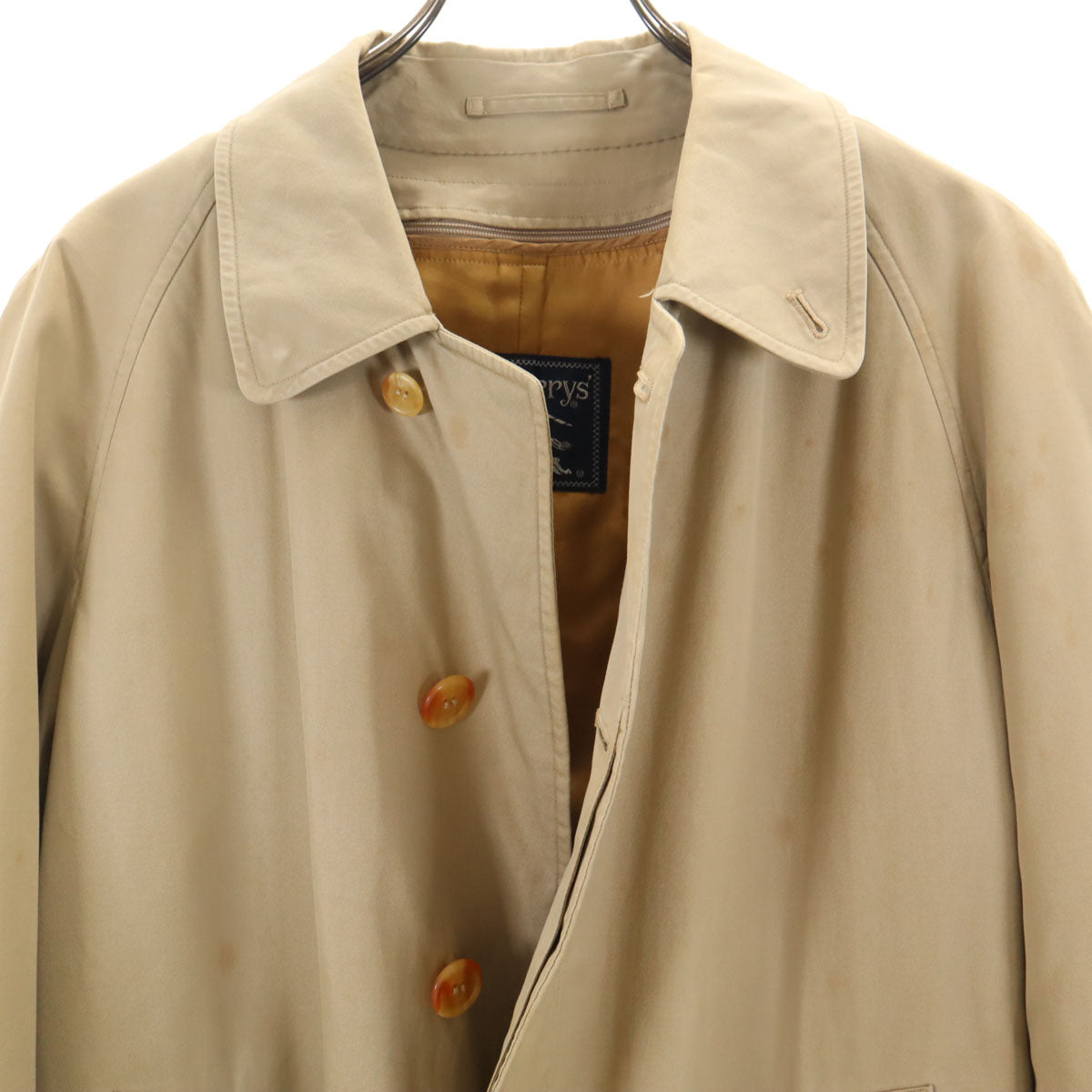 Burberrys バーバリーズ 90s オールド ロングコート ベージュ系 ライナー メンズ
