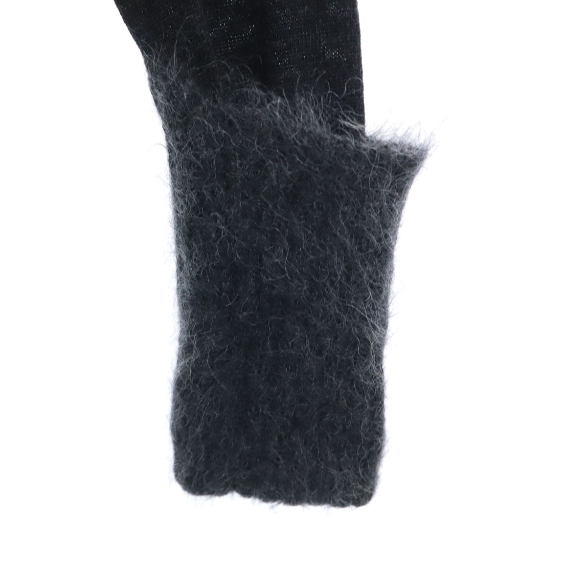 美品 ARMANI JEANS アルマーニジーンズ 長袖 ニット ワンピース M チャコールグレー レディース