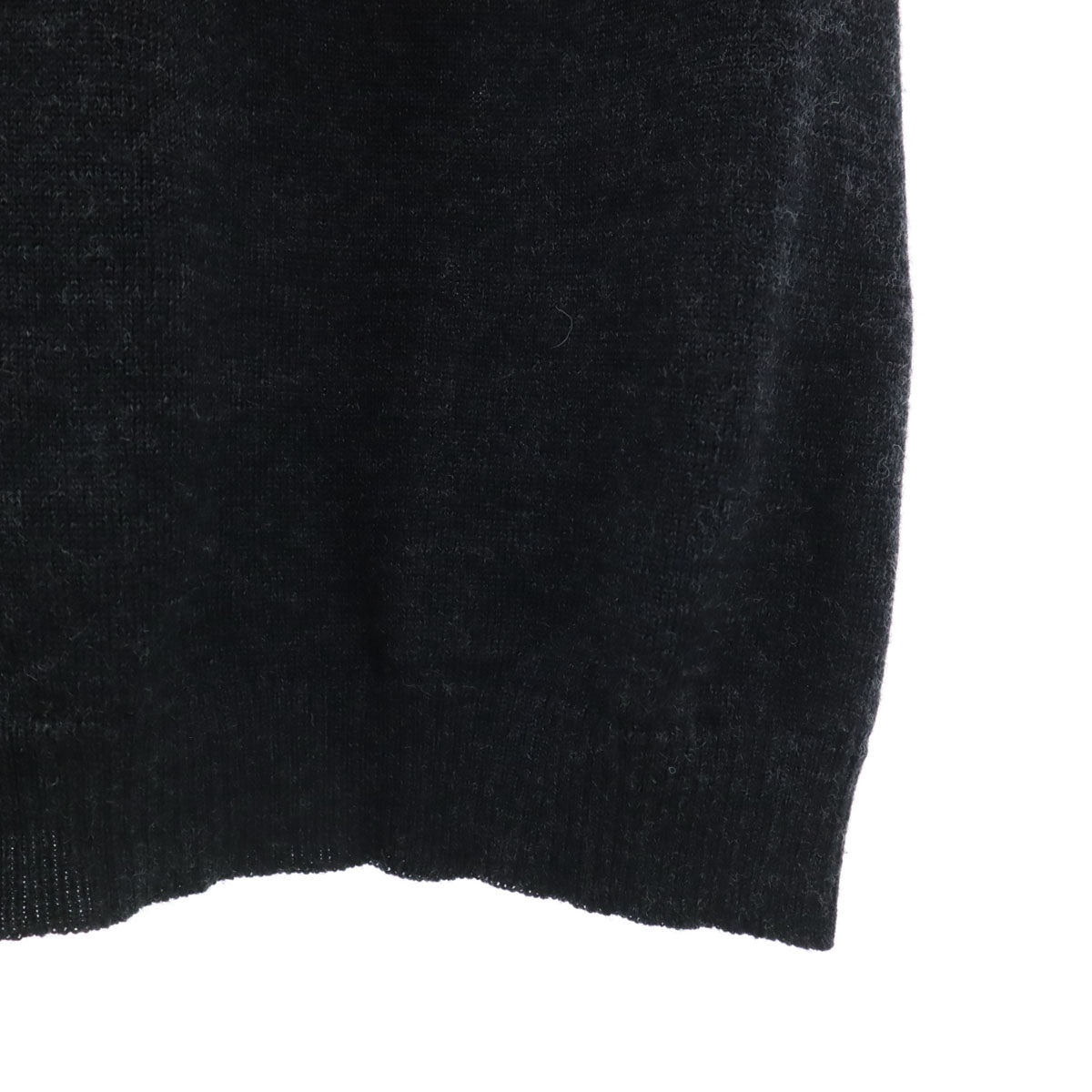 美品 ARMANI JEANS アルマーニジーンズ 長袖 ニット ワンピース M チャコールグレー レディース