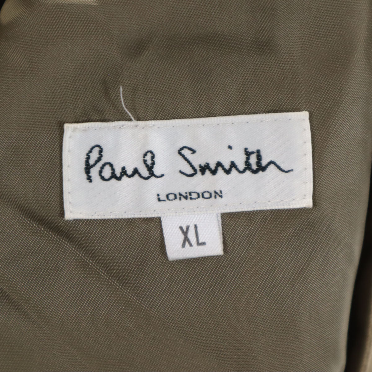 Paul Smith LONDON ポールスミスロンドン 日本製 ステンカラーコート XL ベージュ ライナー付き メンズ