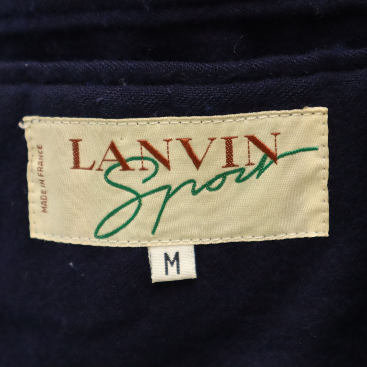 LANVIN SPORT ランバン スポーツ 80s 90s オールド ジャケット M カーキ メンズ